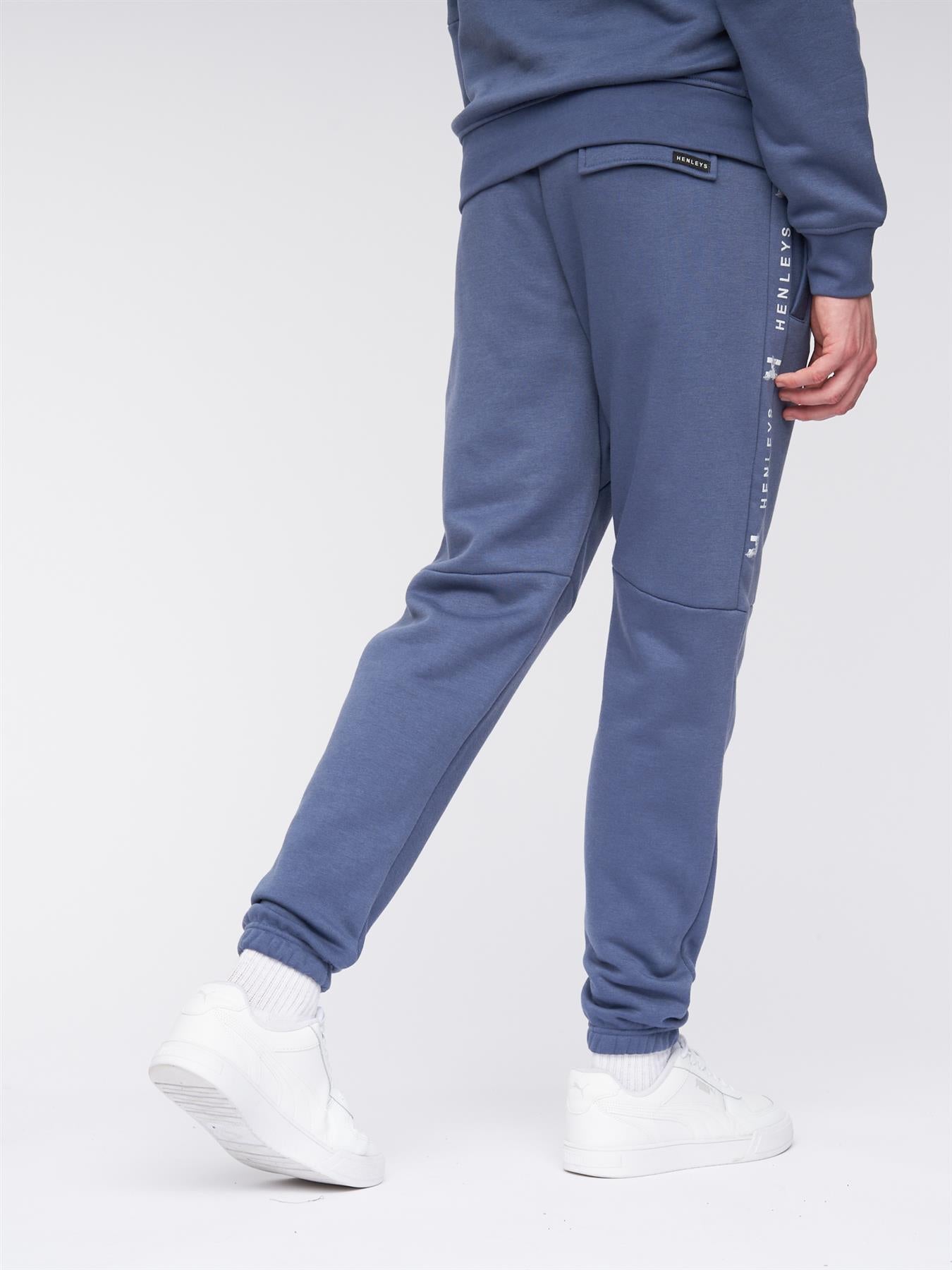 Mens Tapehen Joggers Deep Blue