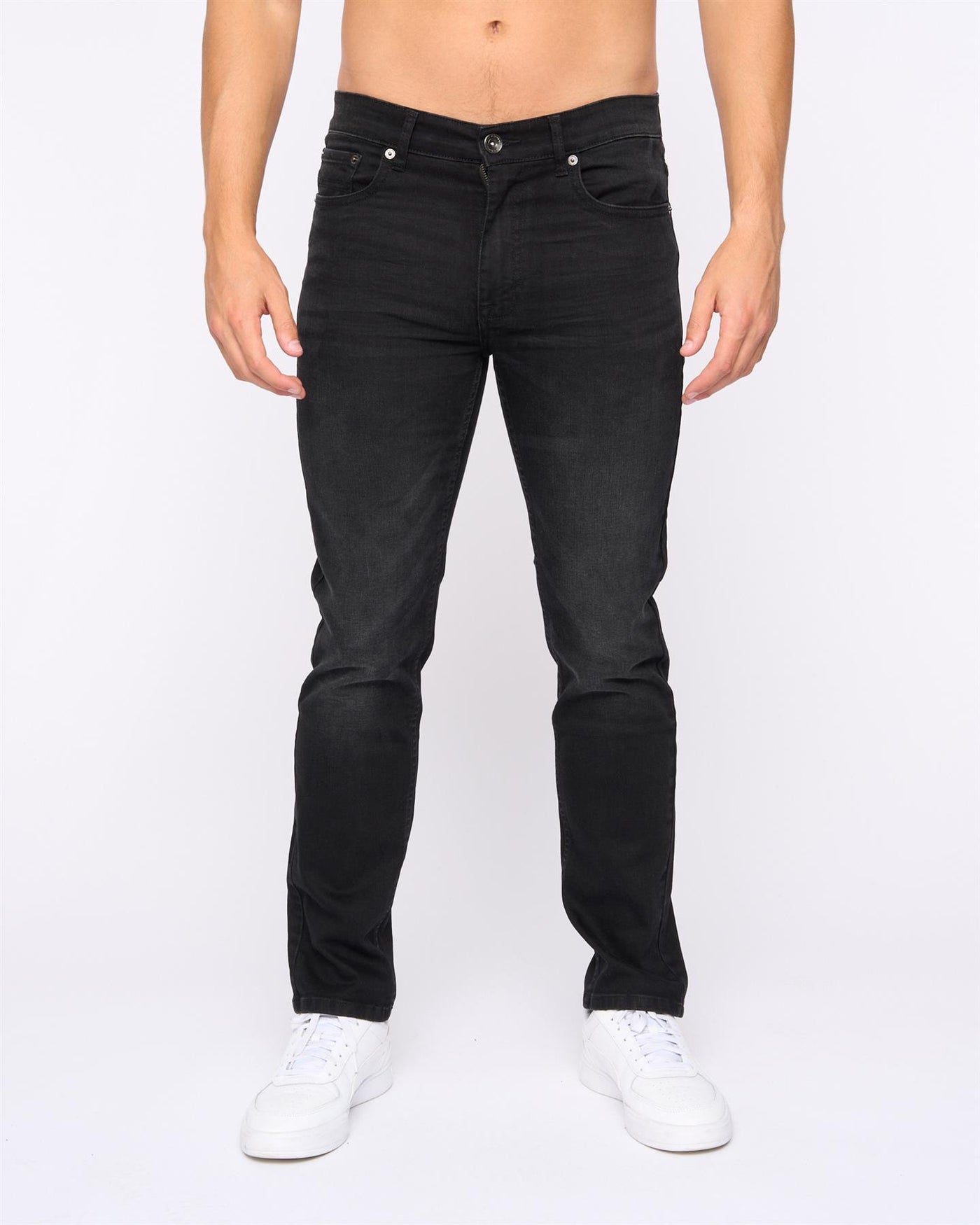 Mens Abingdon Slim Fit Jeans Black