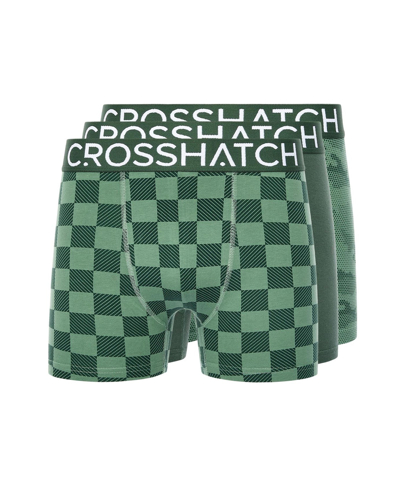 Mens Bresler Boxers 3pk Green