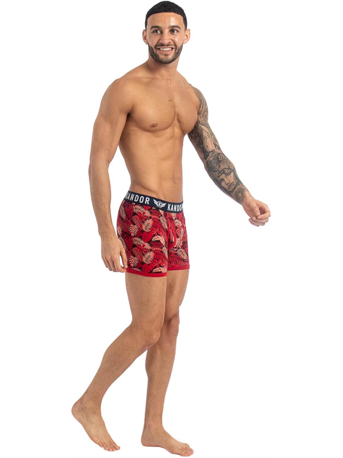 Men's Florid Boxers 7pk Red