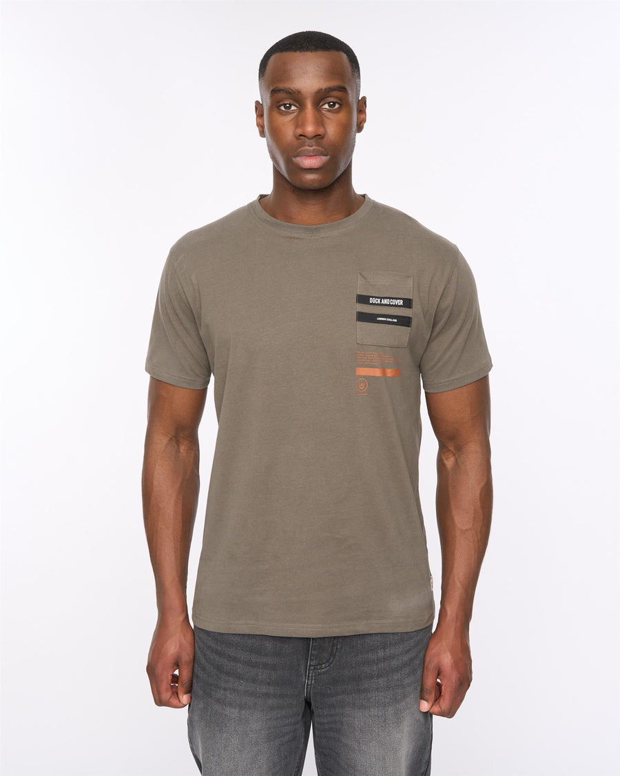 Mens Heningys T-Shirt Dark Olive