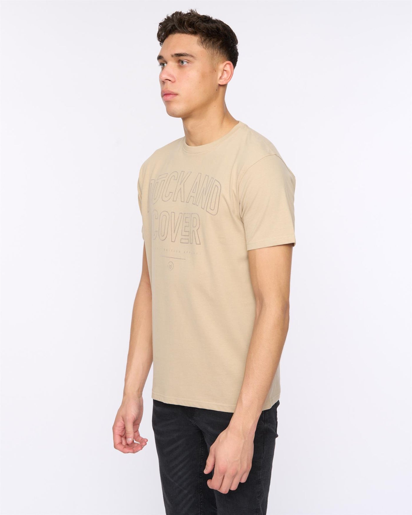 Mens Lemonport T-Shirt Greige