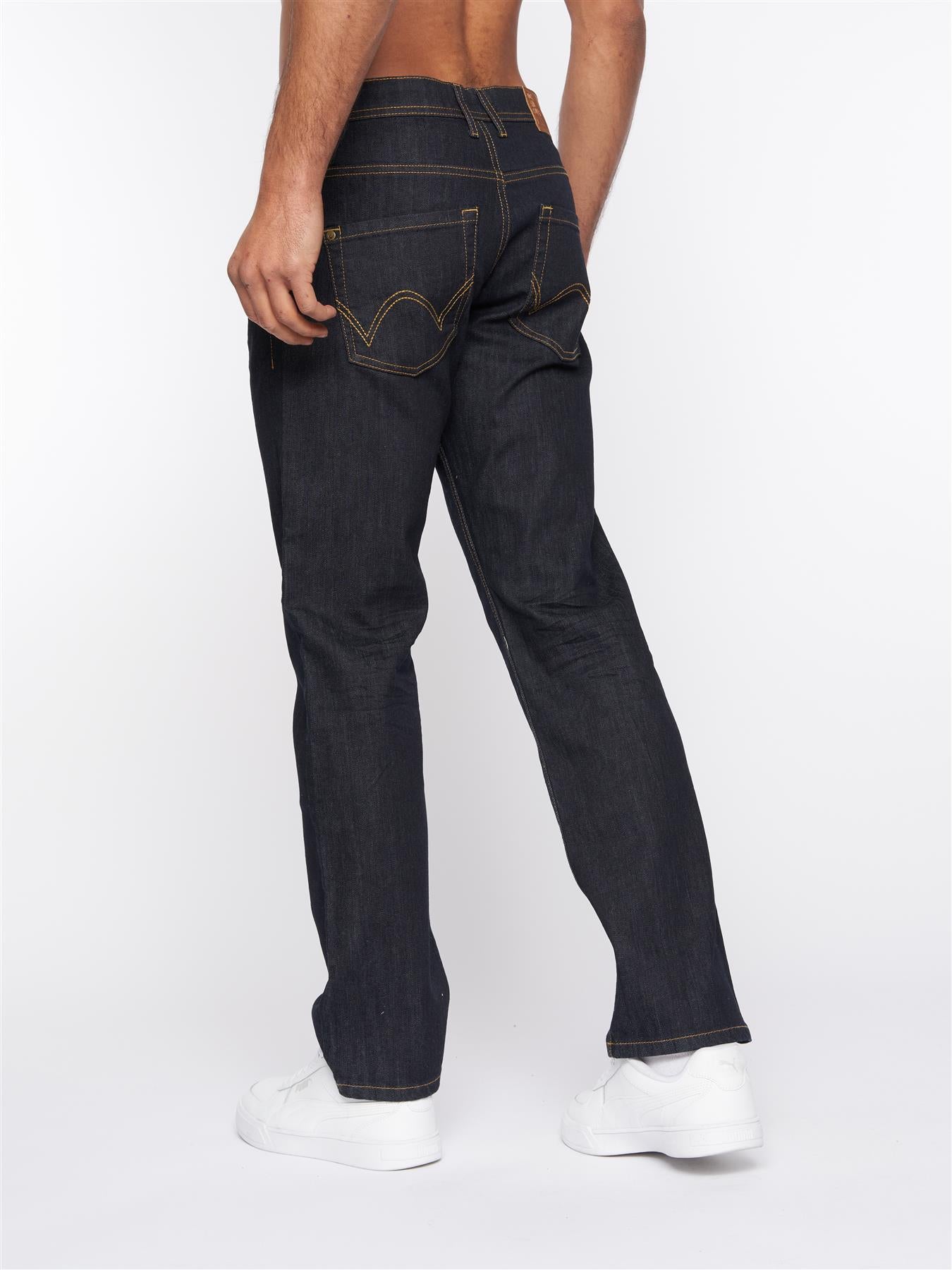 Mens Hydras Straight Leg Jeans Raw Wash