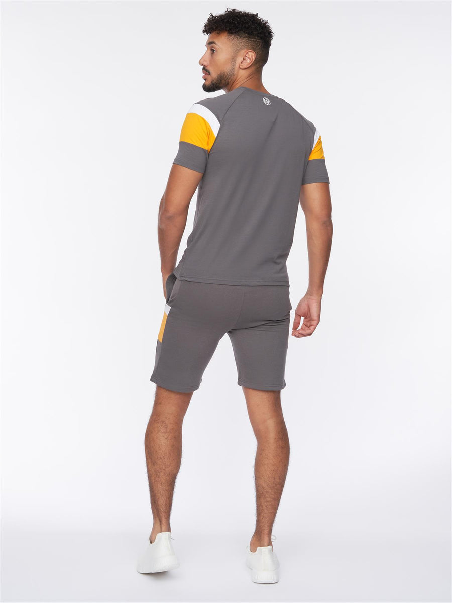 Cremland T-Shirt/Shorts Set Dark Grey