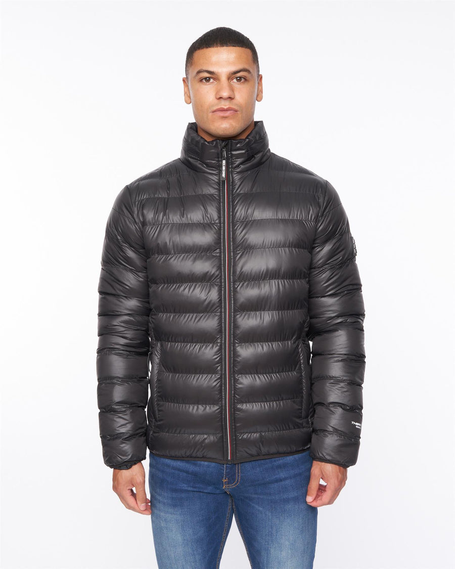 Mens Shemmy Two Quilted Jacket Black