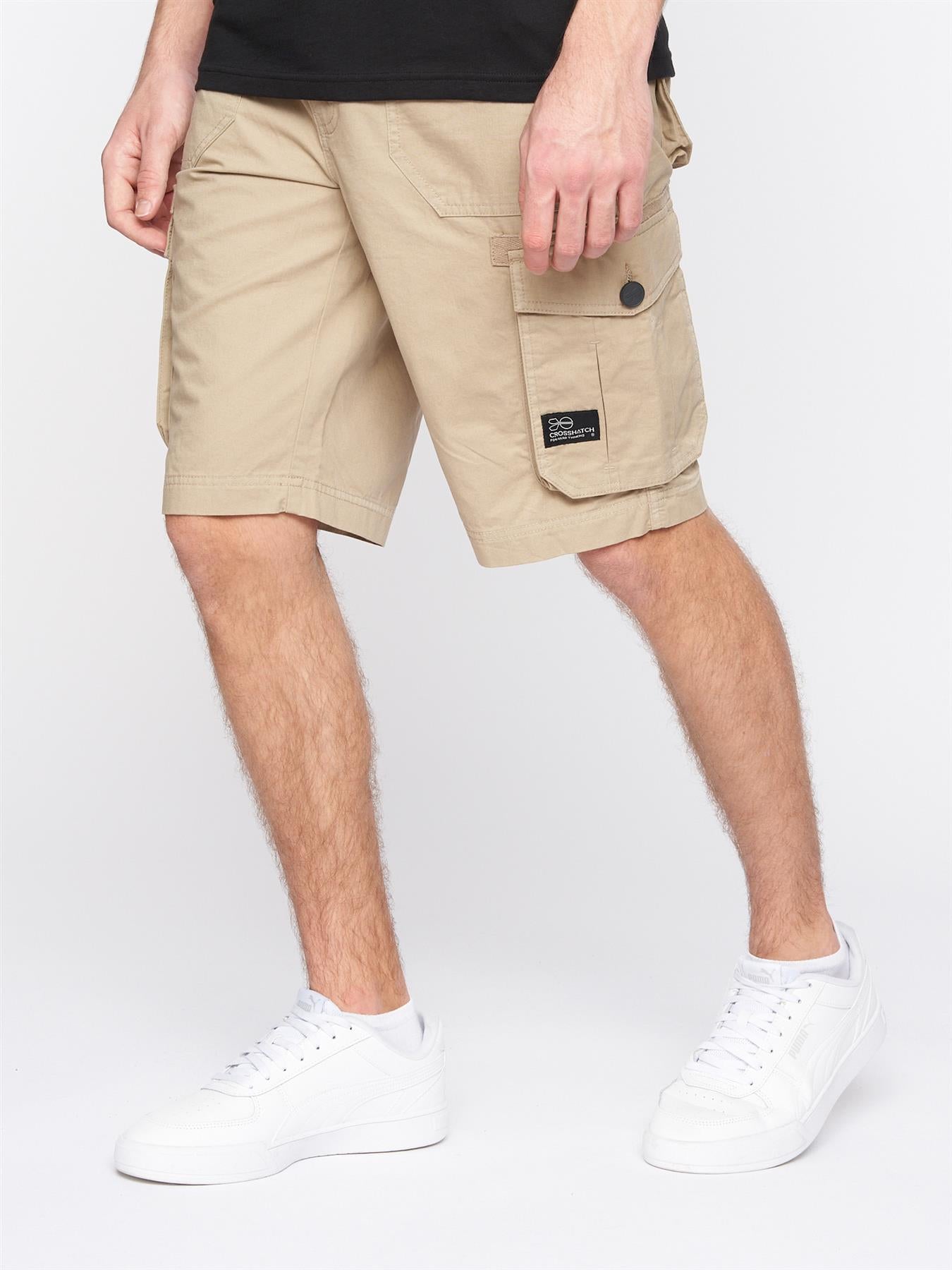 Kyron Cargo Shorts Stone