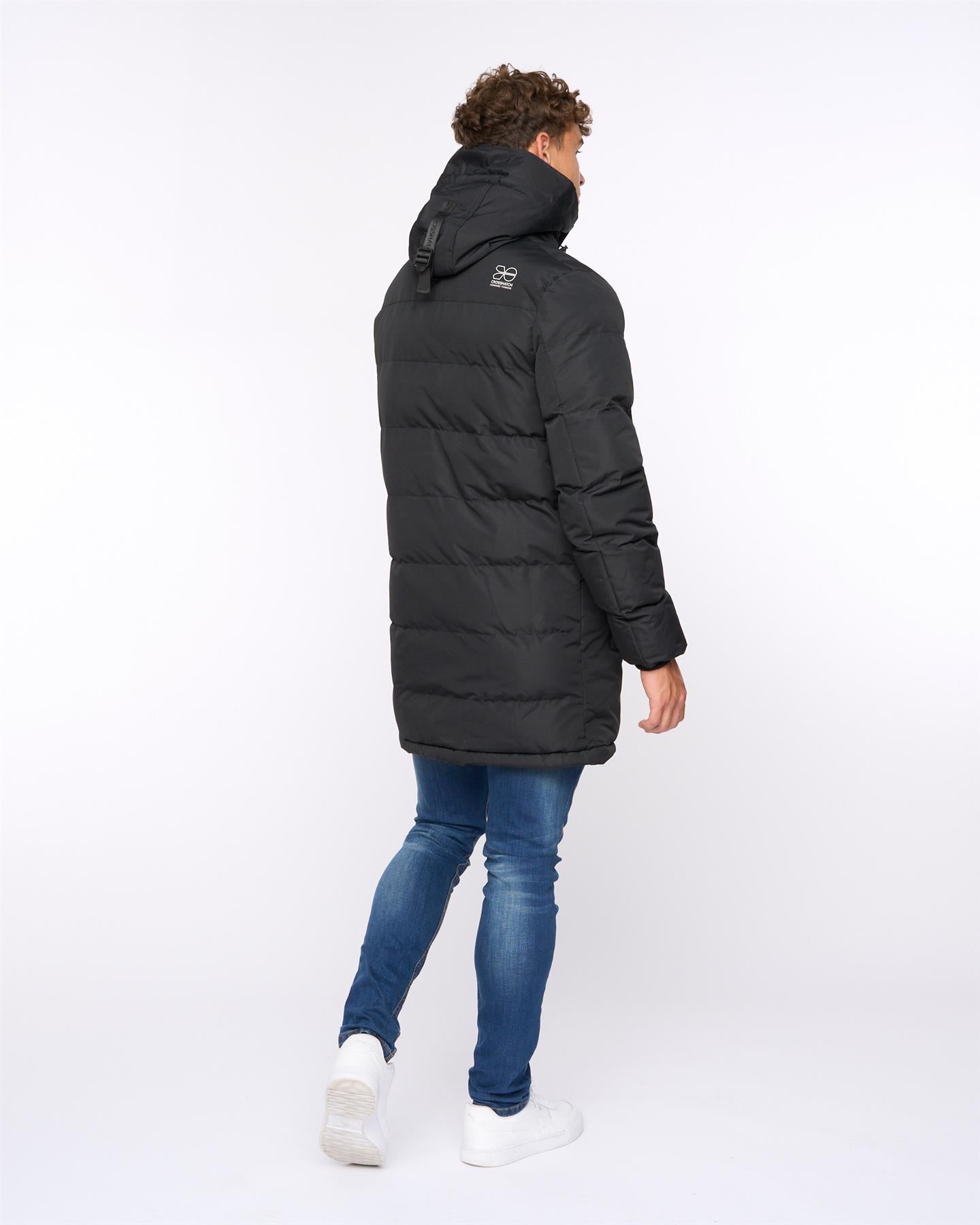 Mens Milwaka Long Jacket Black