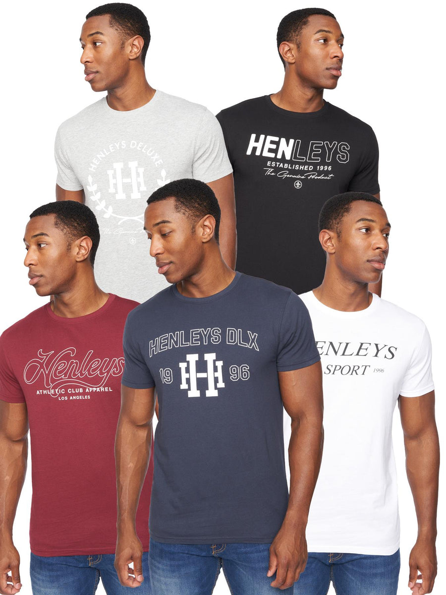 Mens Varick T-Shirt 5pk Assorted