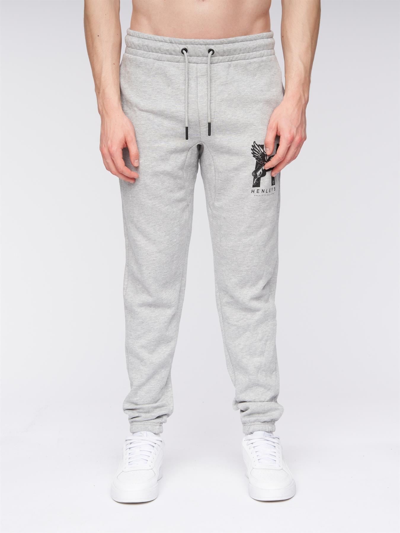 Mens Curveball Joggers Grey Marl