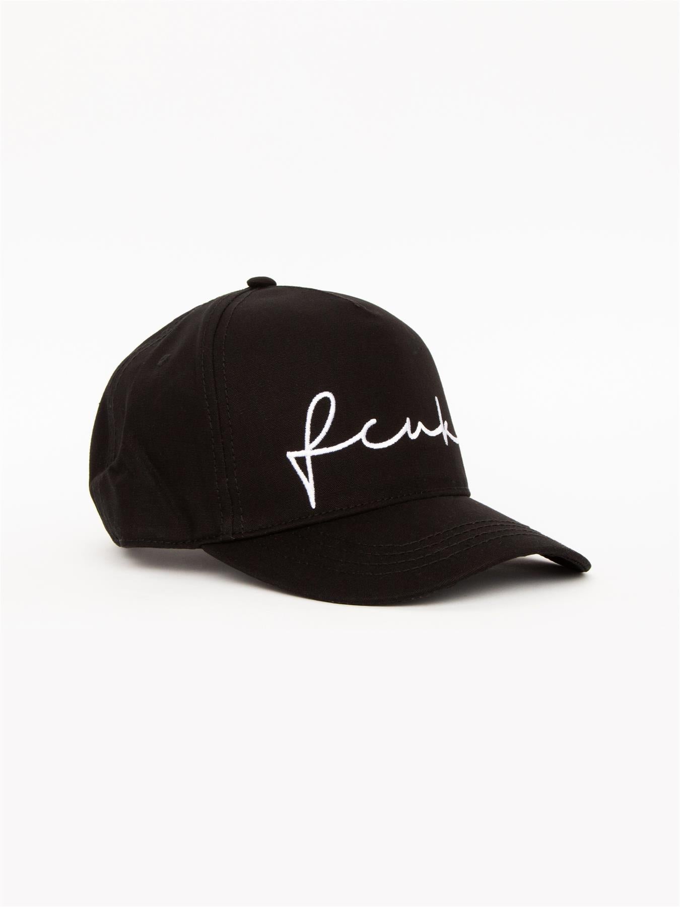 FCUK Scribble Cap           Black