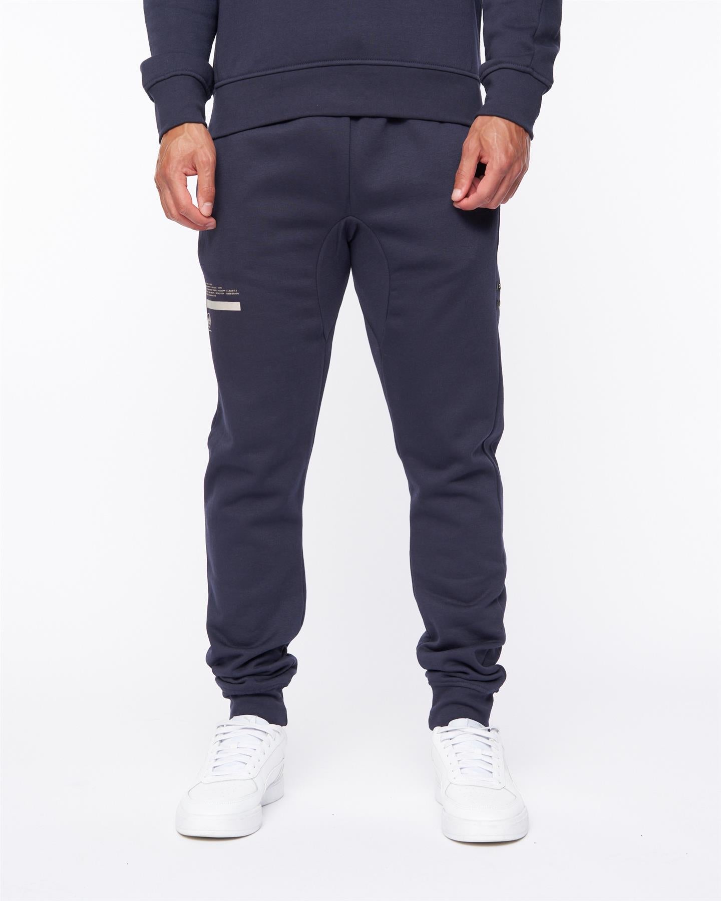 Mens Jennerkins Crew Sweat & Joggers Set Navy