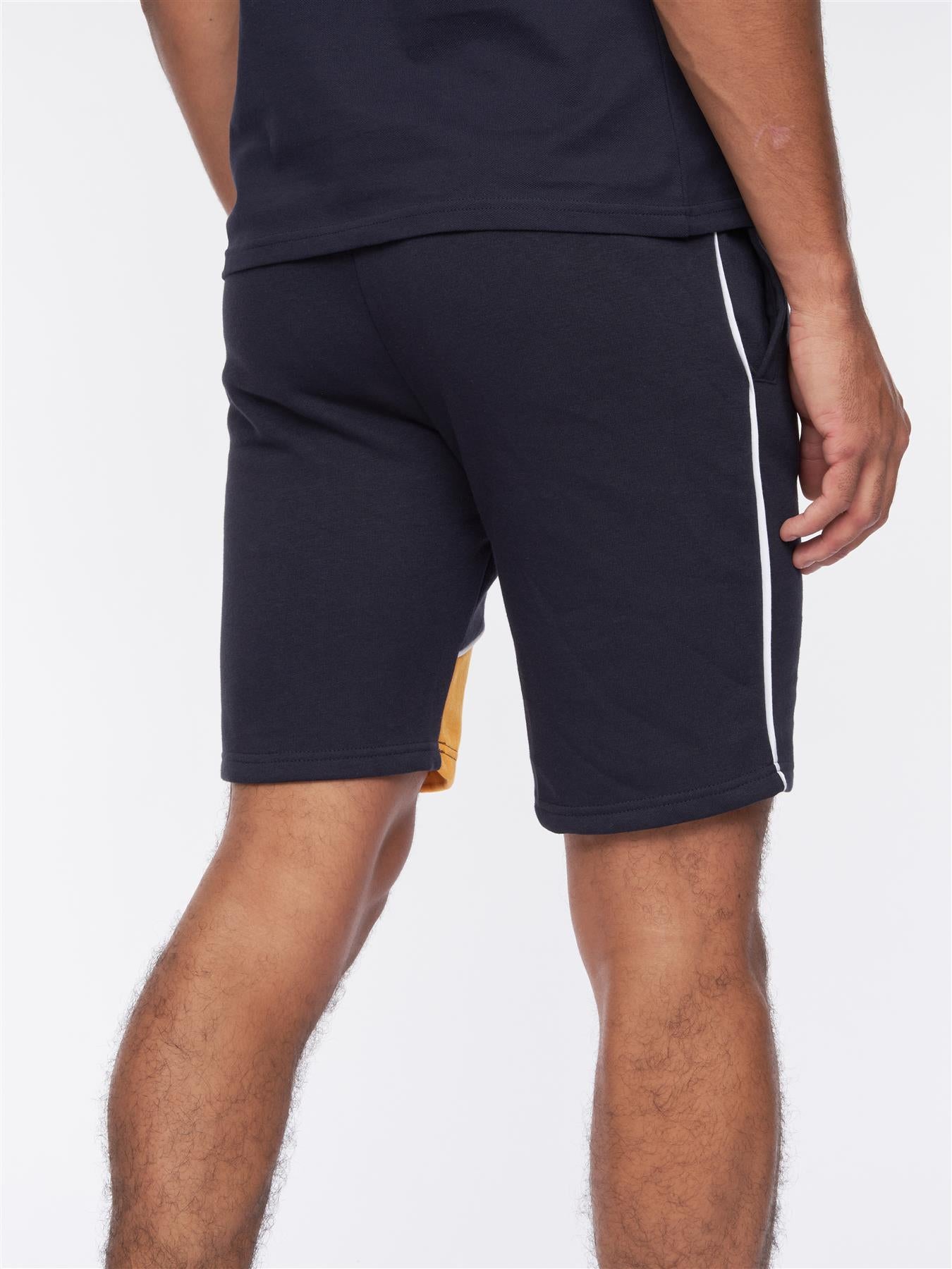 Ventamoore Polo/Shorts Set Navy/Yellow