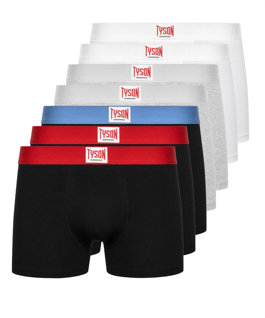 Mens Tyson Boxers 7pk Assorted