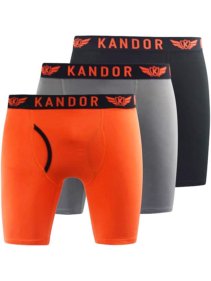 Men's Trunken Boxers 3pk Orange