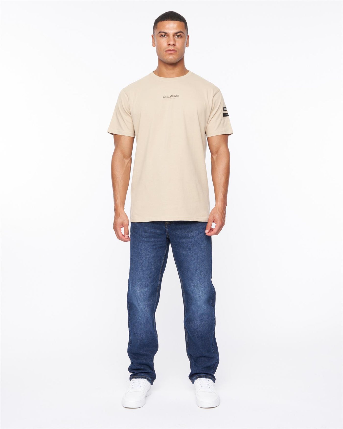 Mens Brammers T-Shirt Greige