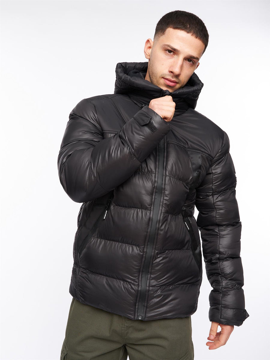 Mens Craystore Hooded Jacket Black