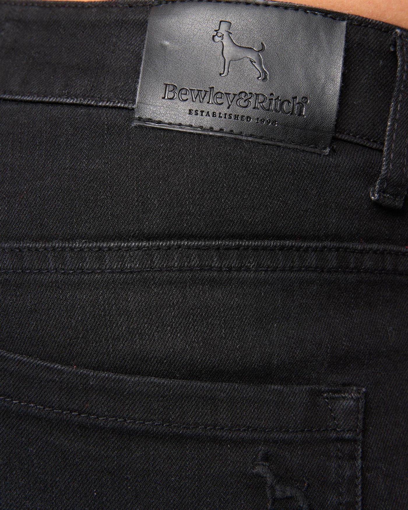 Mens Abingdon Slim Fit Jeans Black