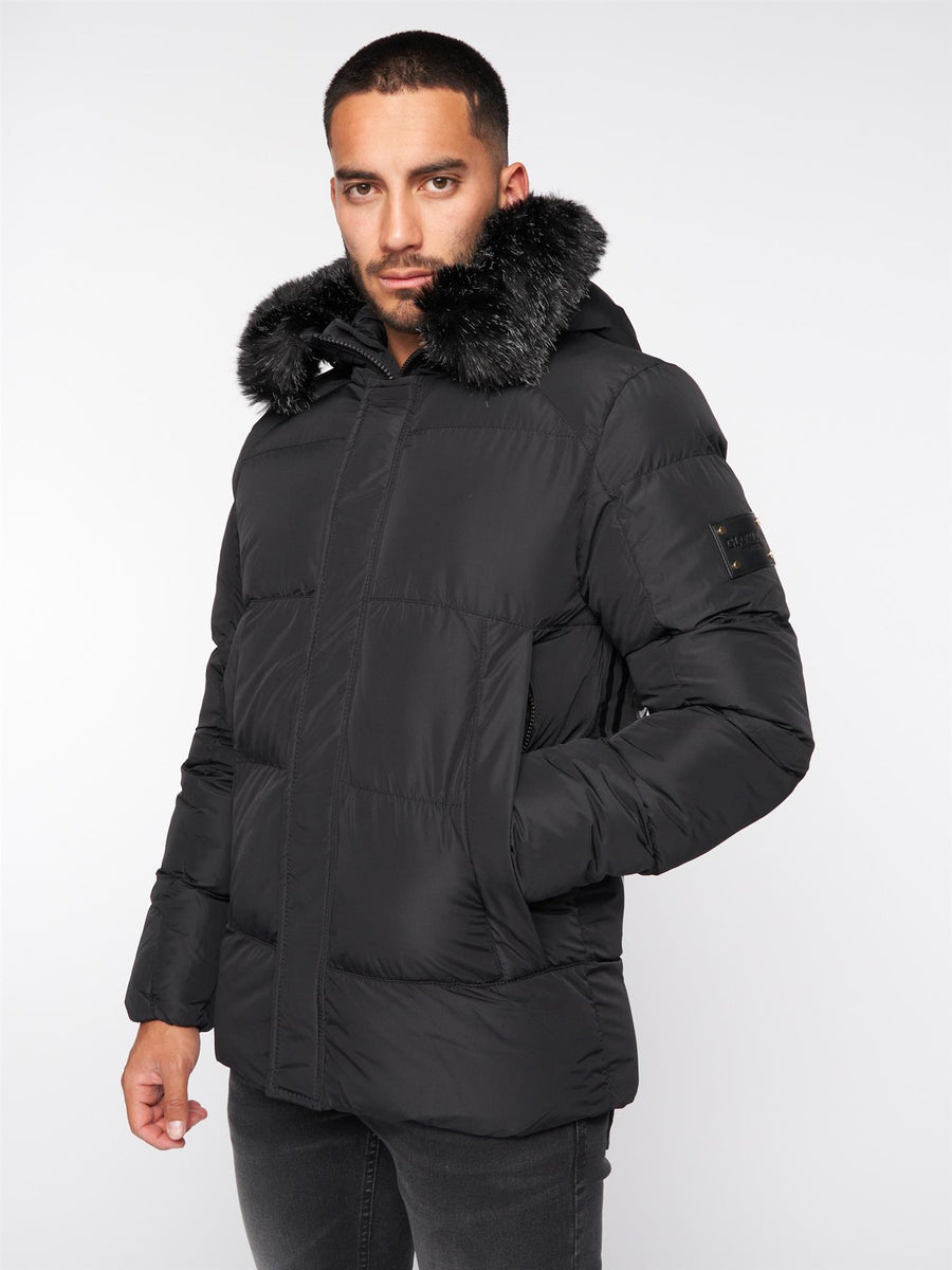 Mens Omarez 2.0 Short Puffer Jacket Black