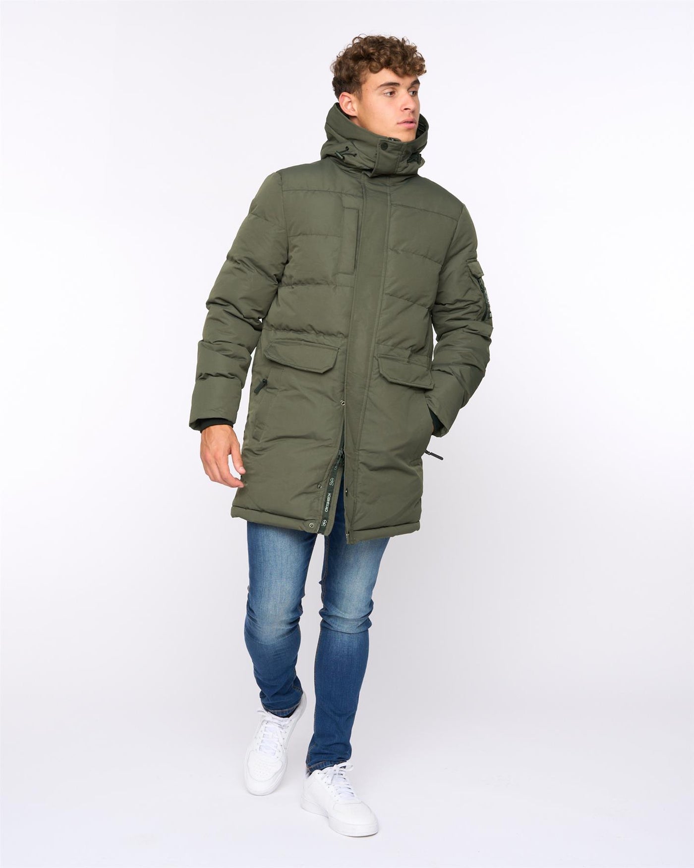 Mens Milwaka Long Jacket Olive