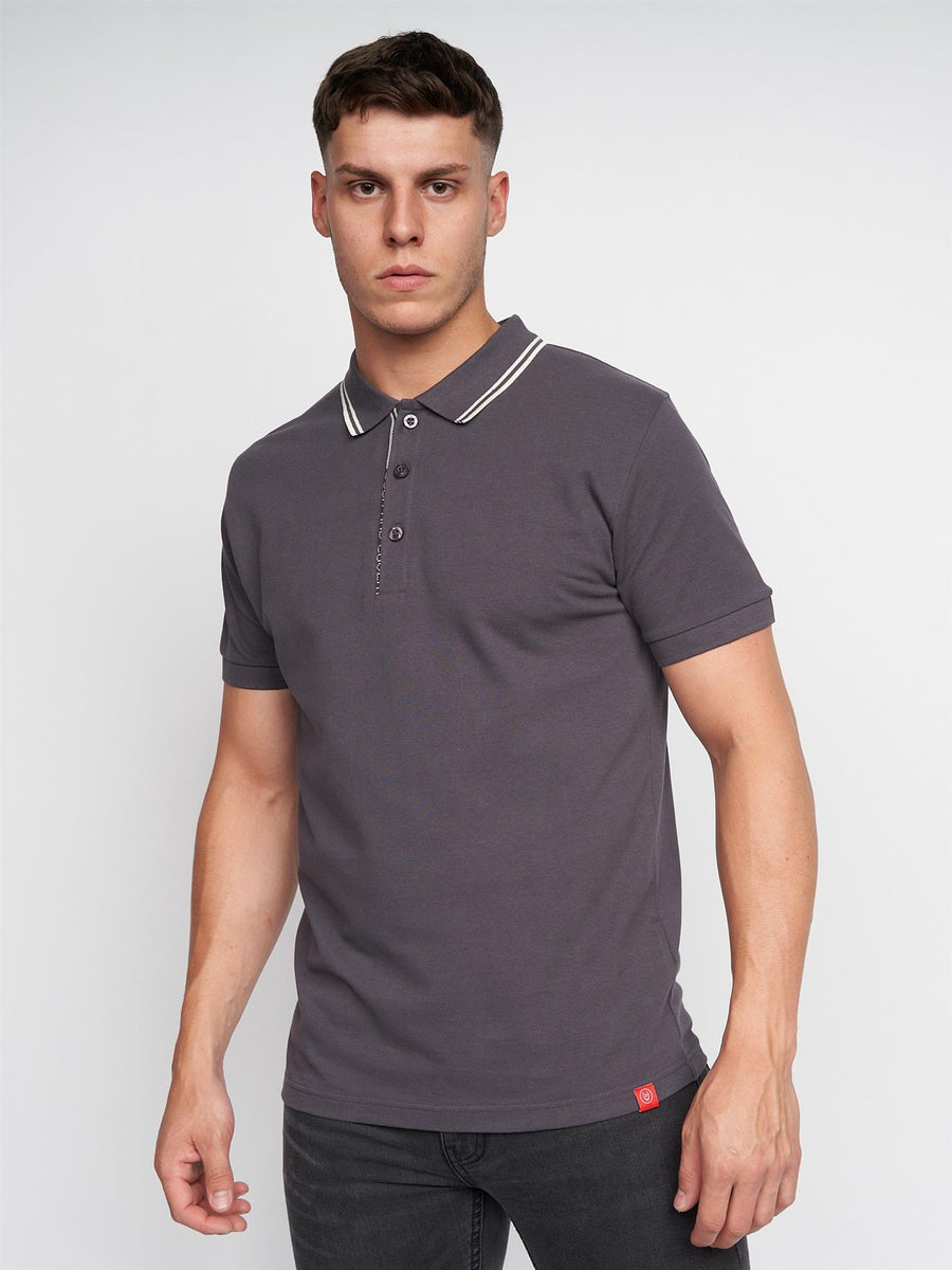 Mens Samtra Polo Charcoal