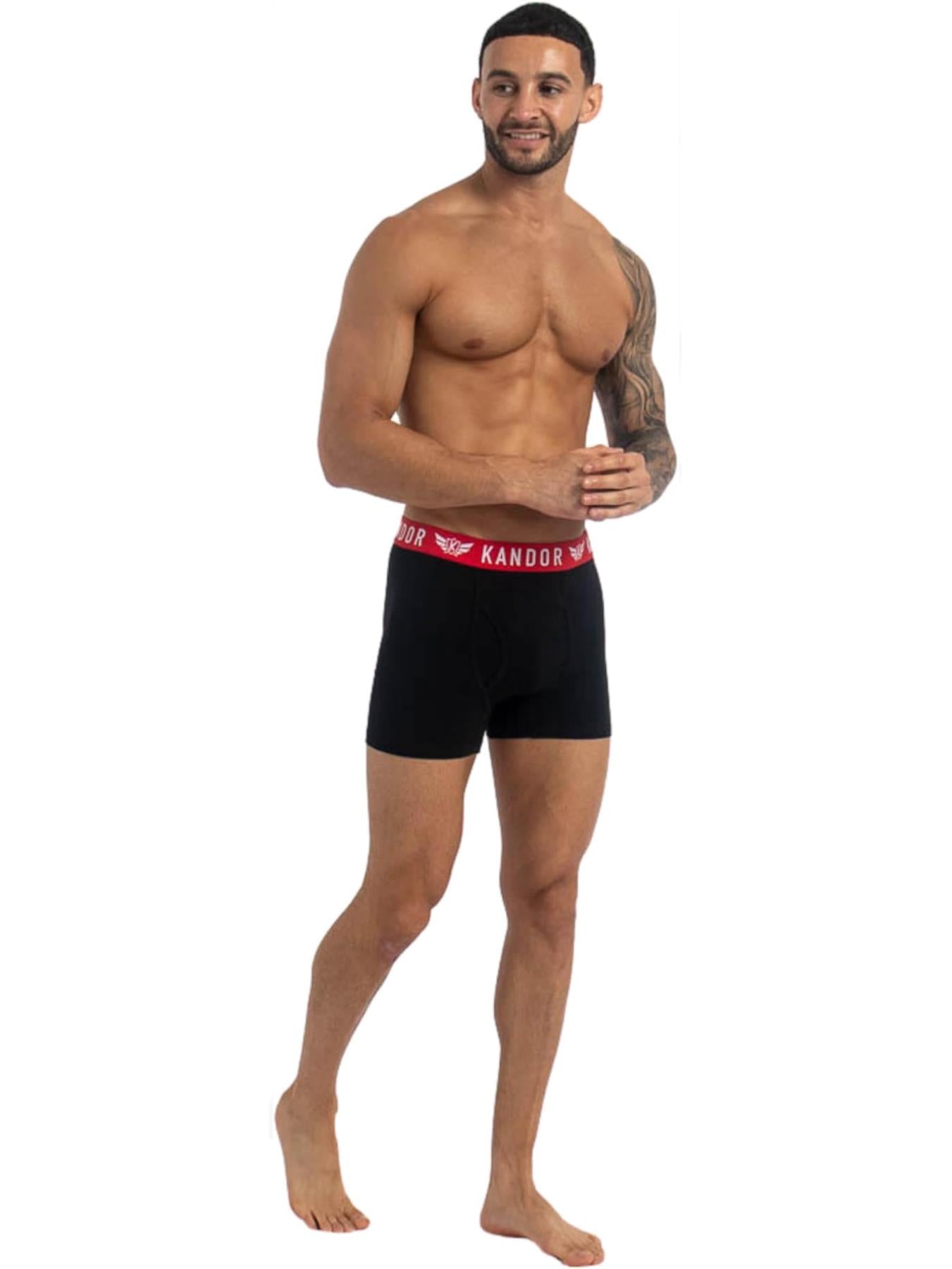 Men's Bambers Boxers 7pk Blue/Red