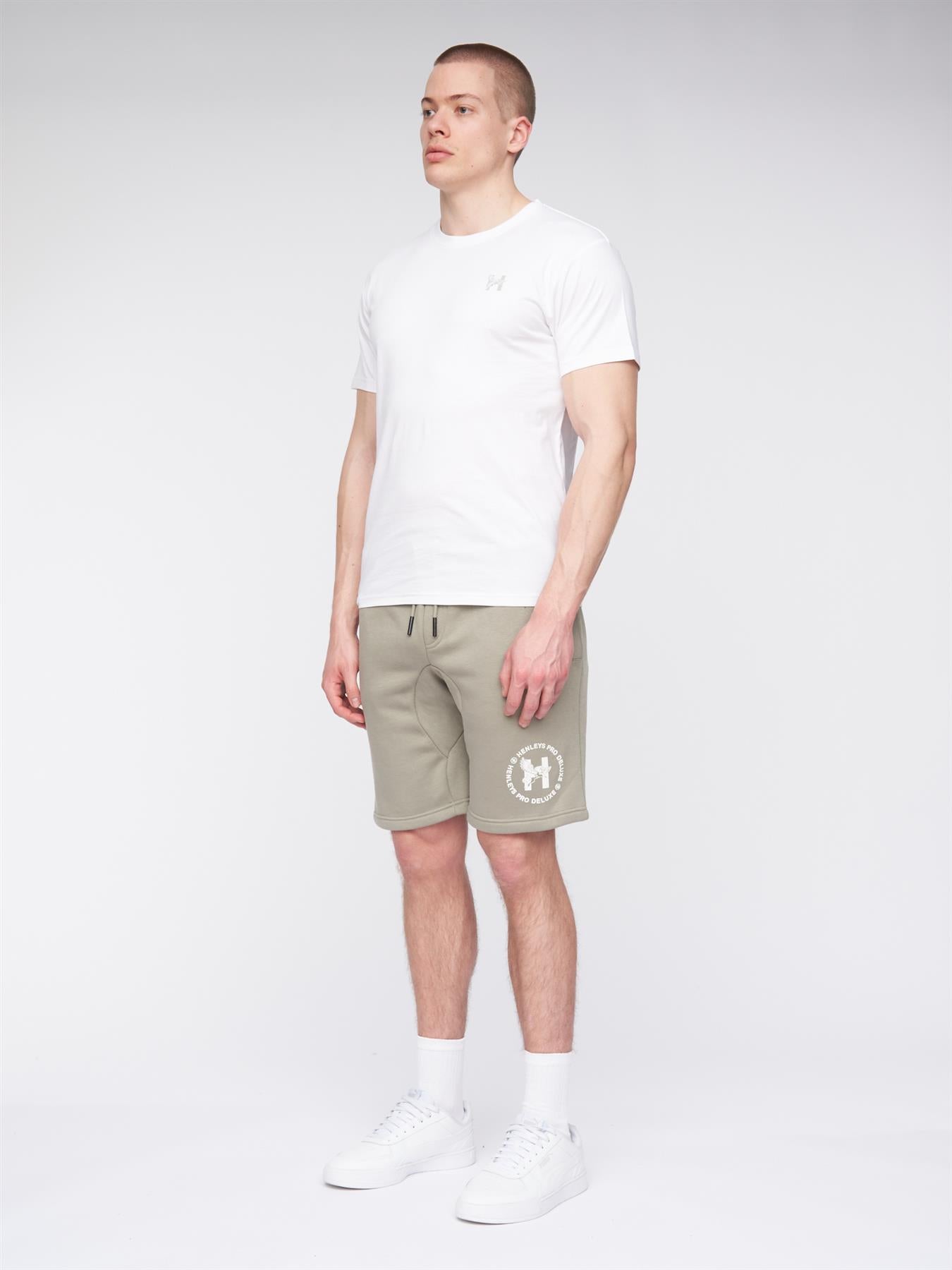 Mens Metafone Jog Shorts Dusty Olive