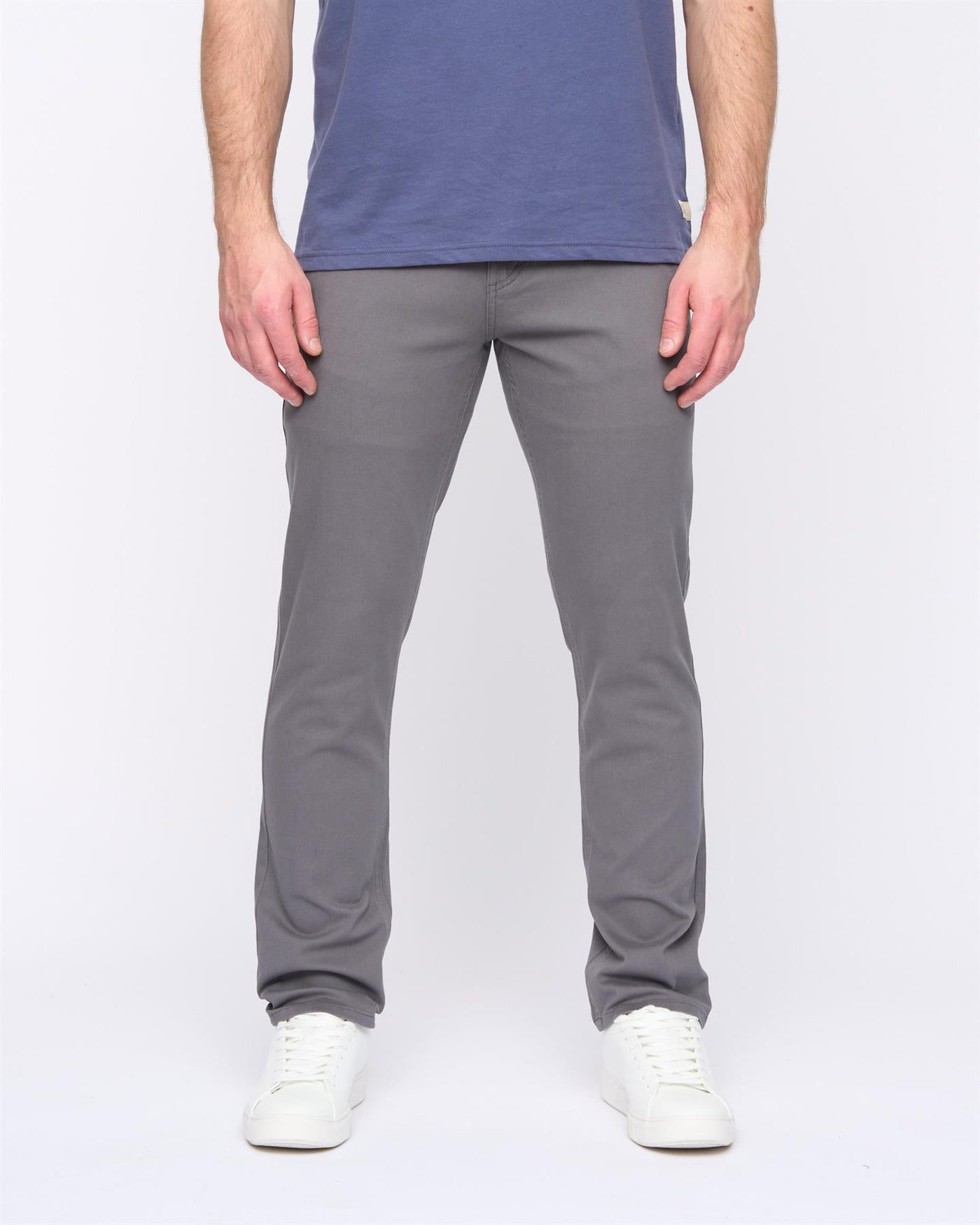 Mens Moretor Chinos Dark Grey