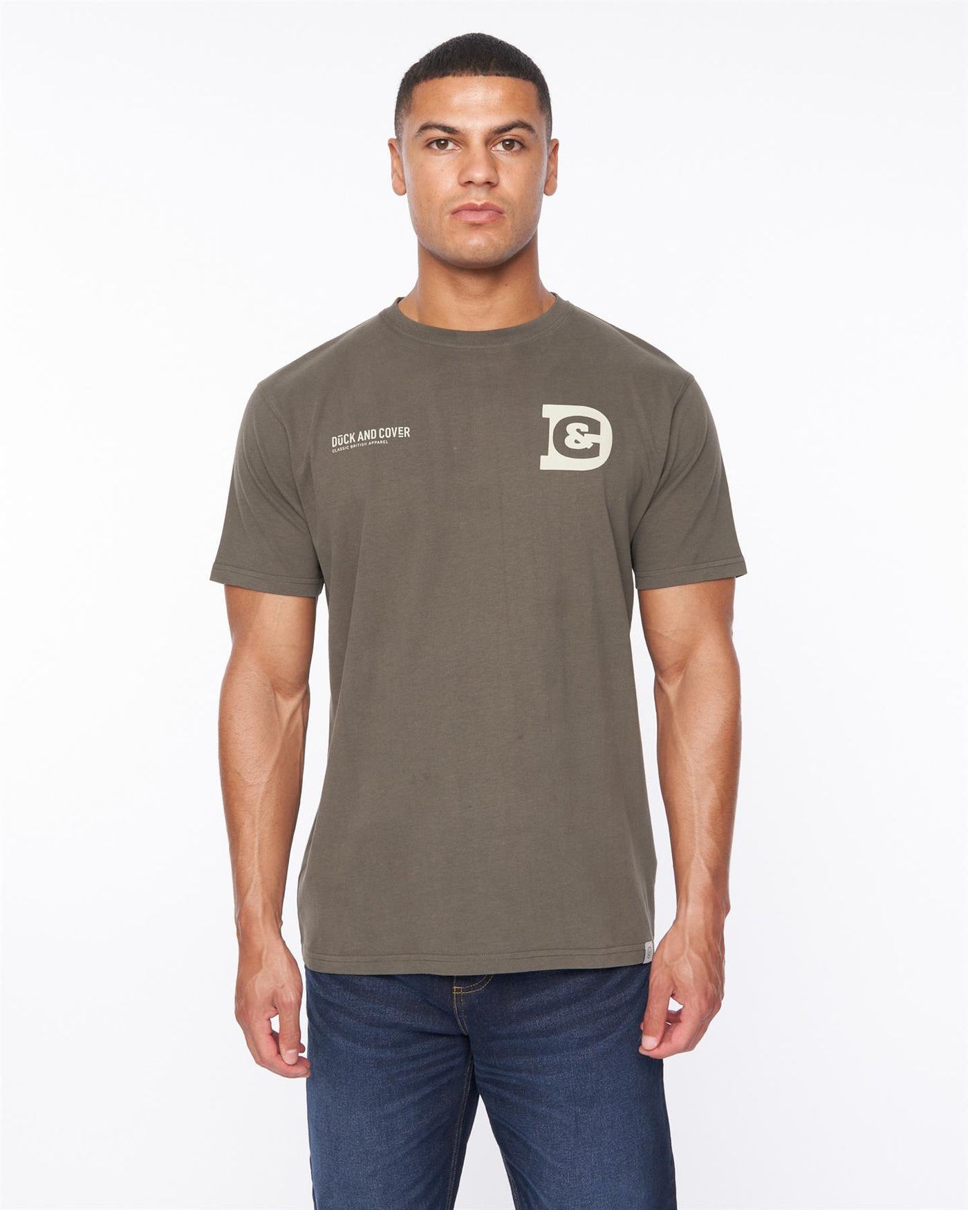 Mens Gemtas T-Shirt Dark Olive