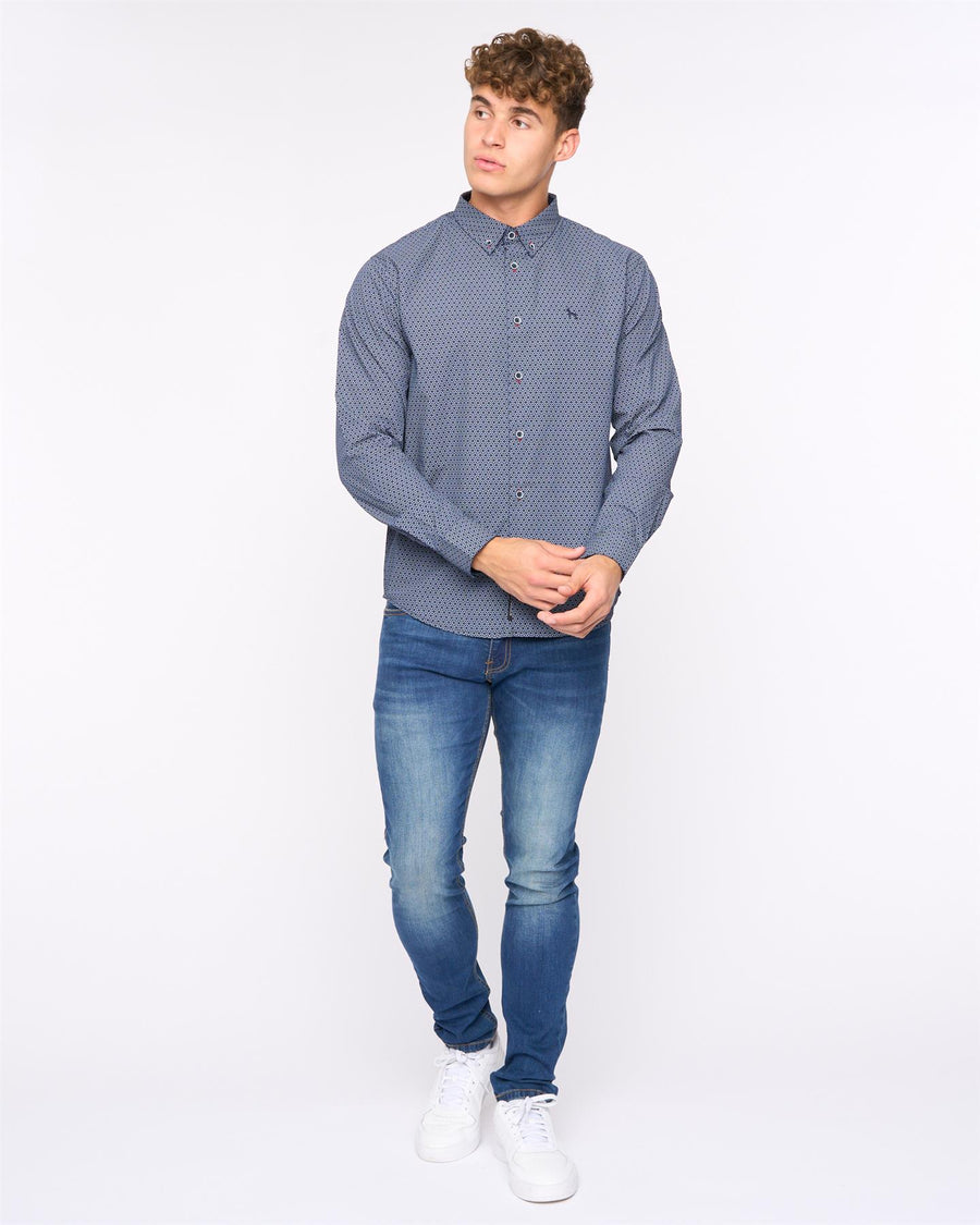 Mens Marksen Shirt Navy