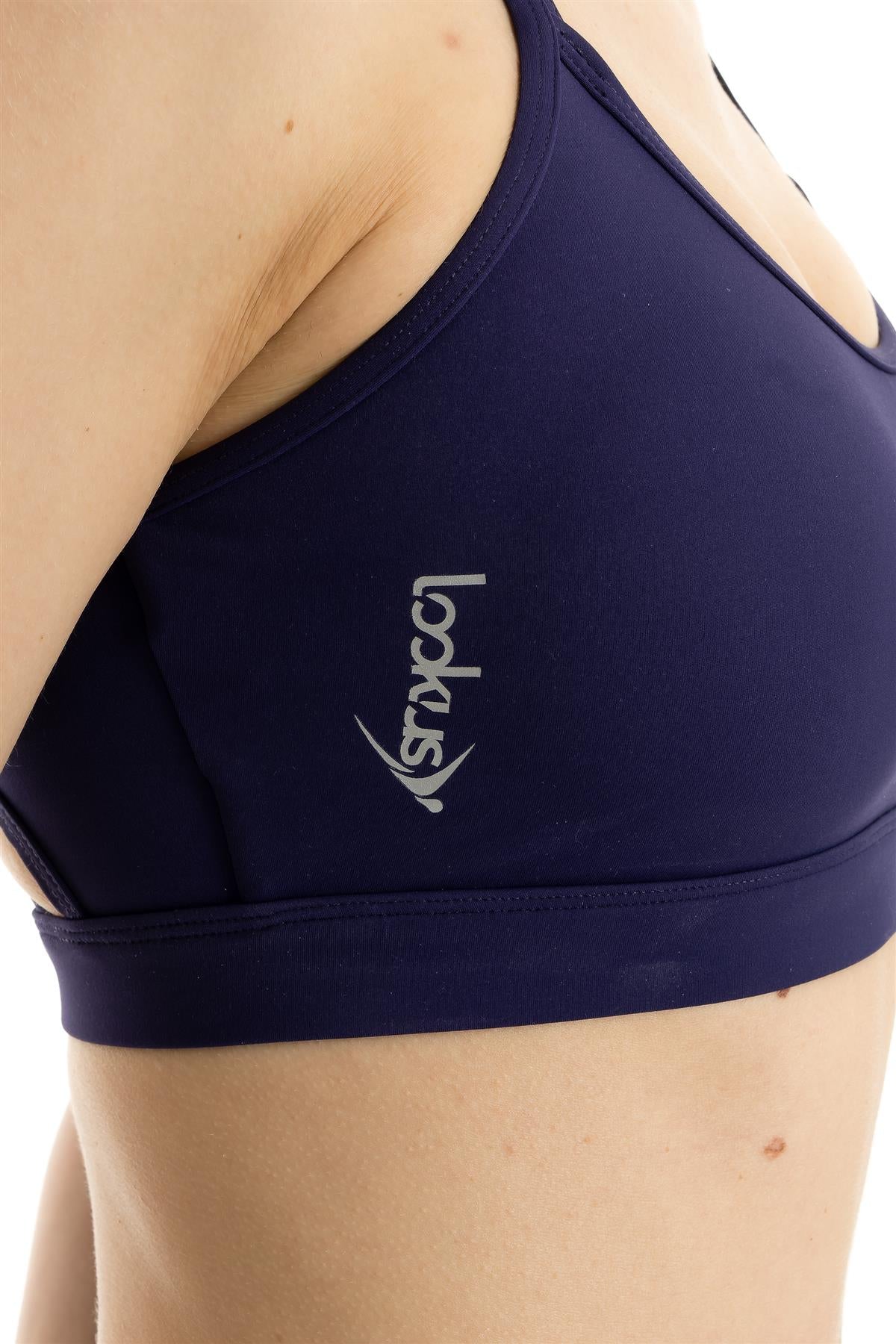 Womens Amaya Sports Bra Navy