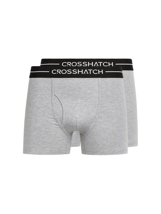 Crosshatch - Ambek Boxers 2pk Grey Marl