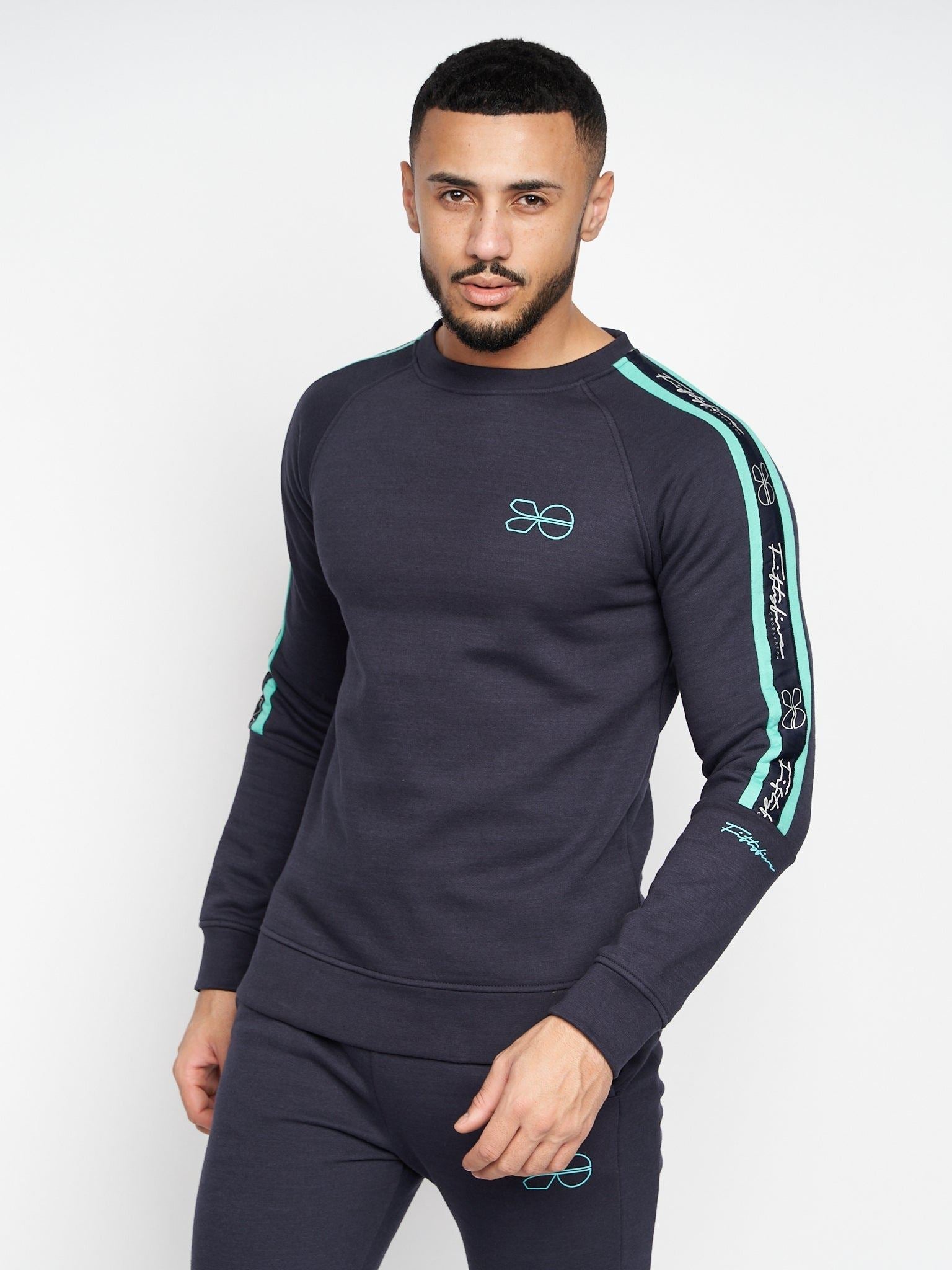 Mens Grassmeere Crew Sweat Navy