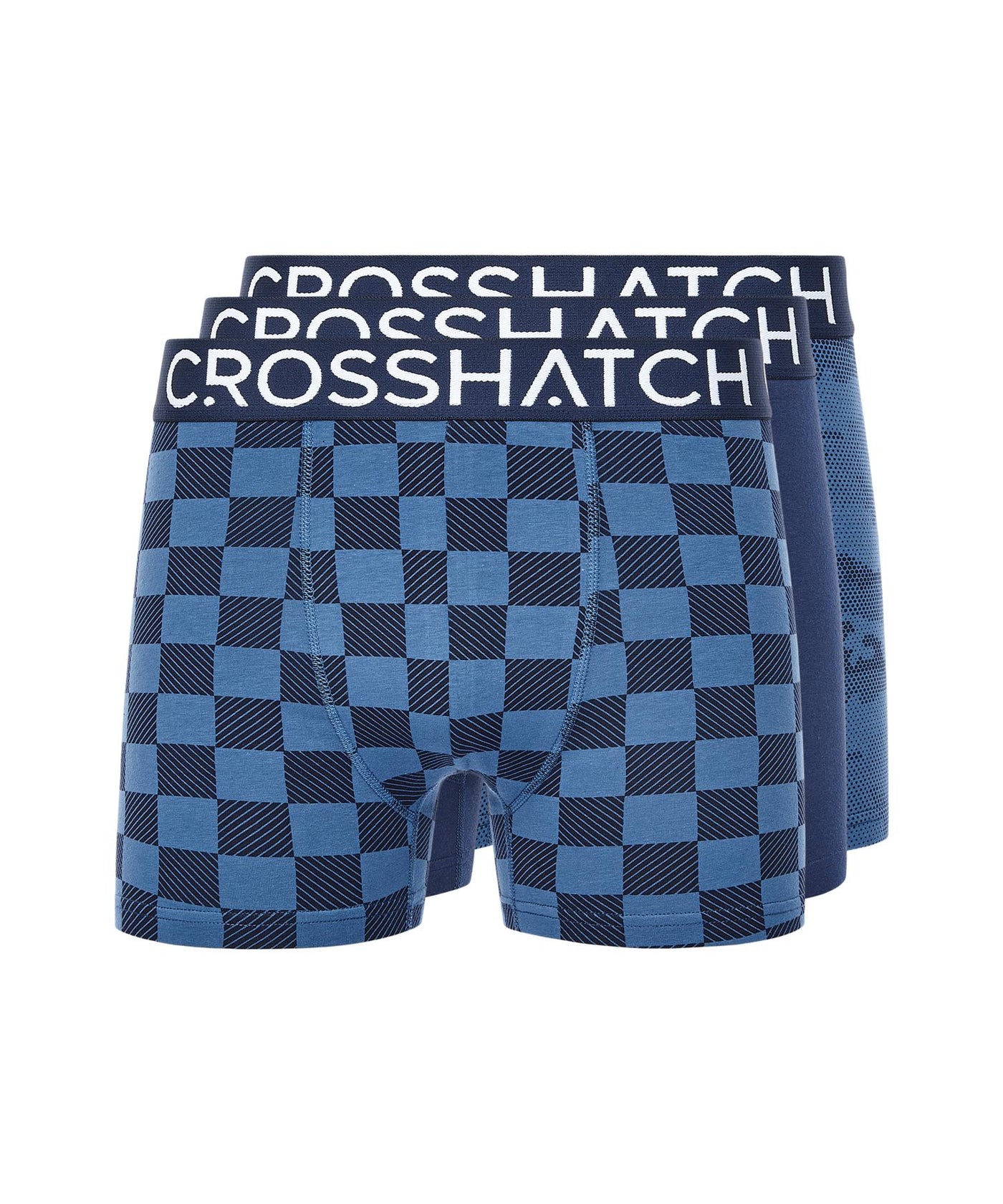 Mens Bresler Boxers 3pk Navy