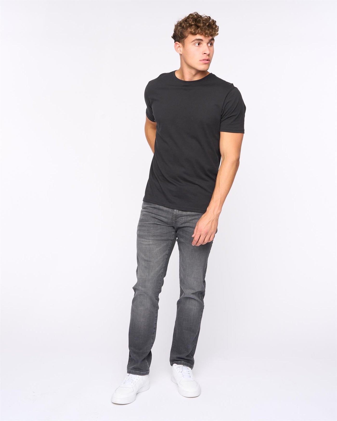 Mens Newbury Straight Fit Jeans Grey Wash