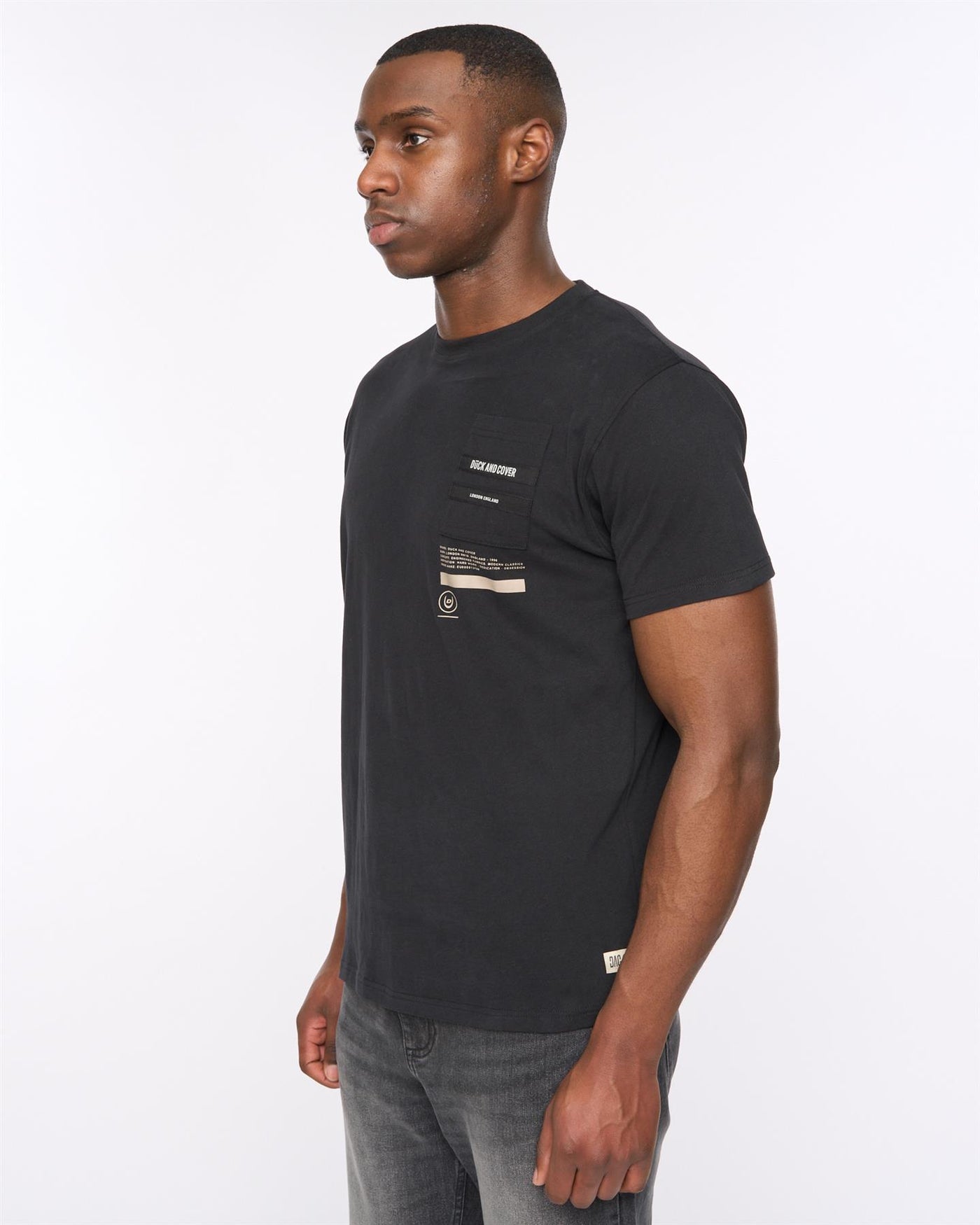 Mens Heningys T-Shirt Black