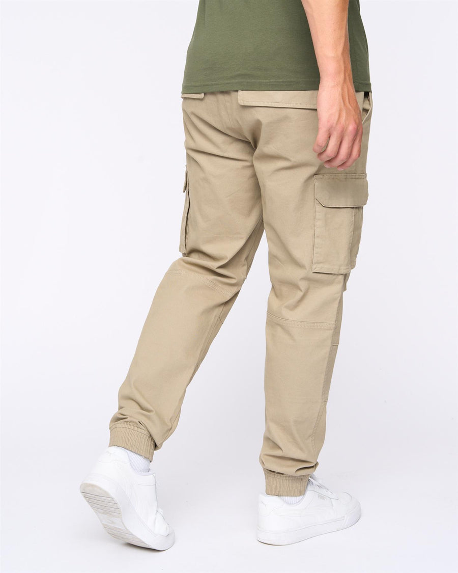 Mens Pendles Cargo Pants Stone