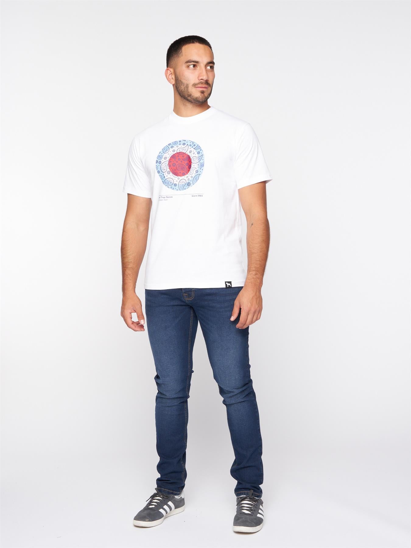 Paisley T-Shirt Optic White