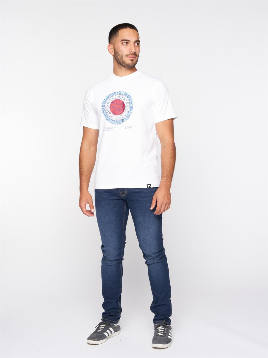 Paisley T-Shirt Optic White