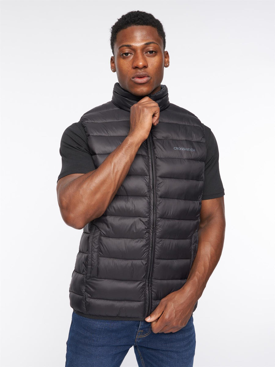 Mens Gattering Gilet Black