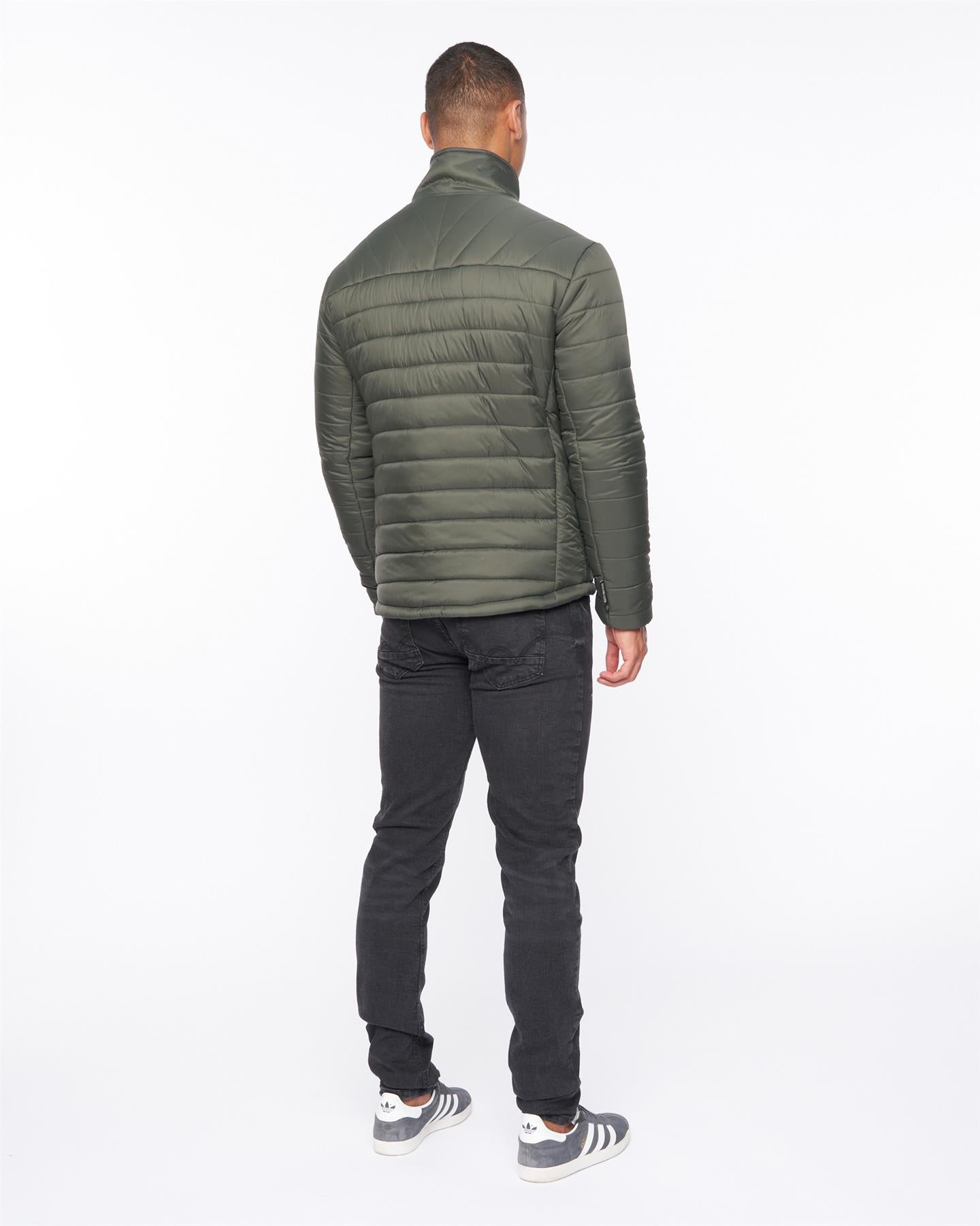 Mens Carricore Padded Jacket Dark Olive