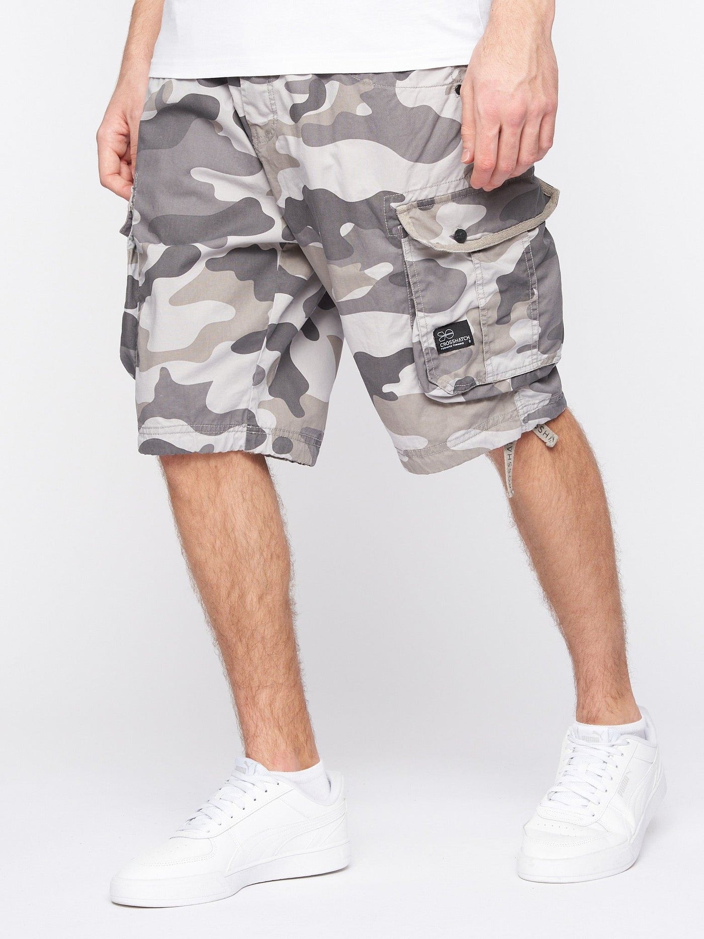 Jimster Shorts Charcoal Camo