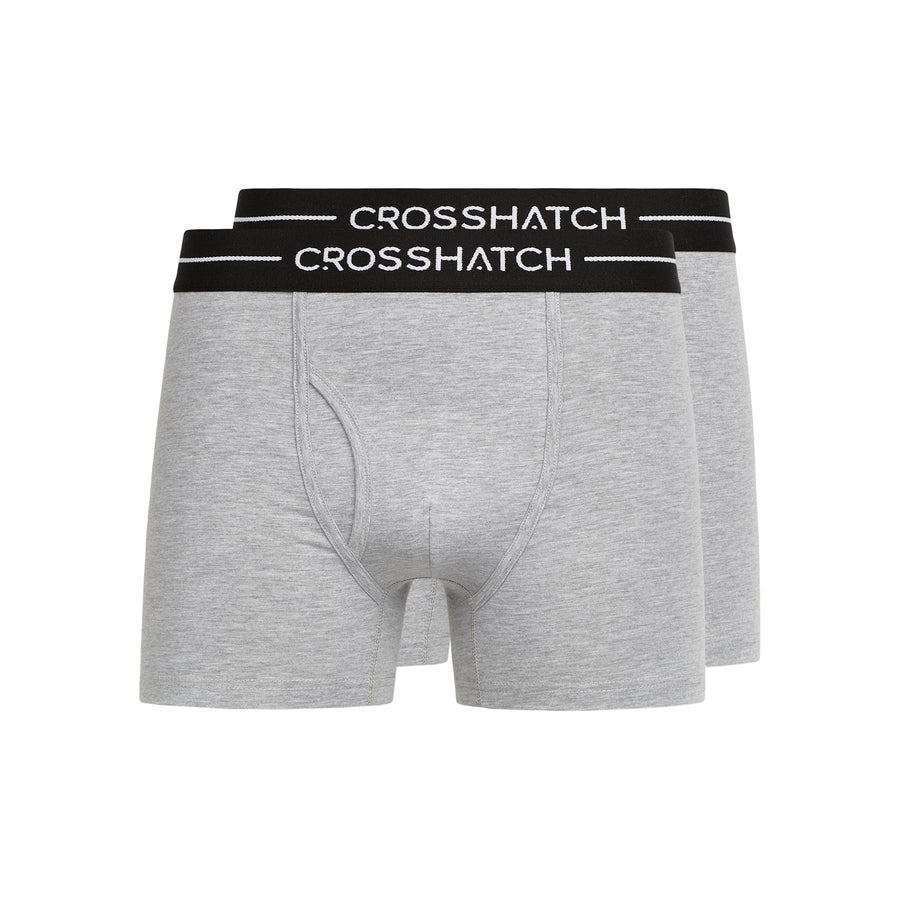 Crosshatch - Ambek Boxers 2pk Grey Marl