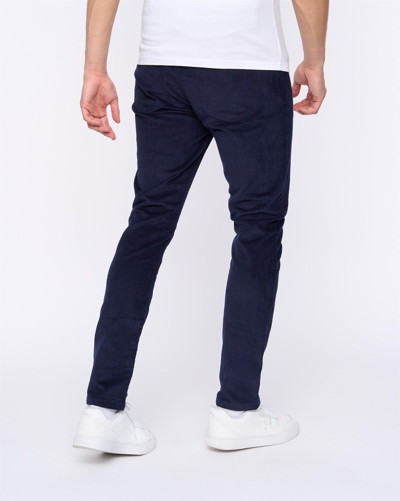 Mens Cordsome Trousers Navy