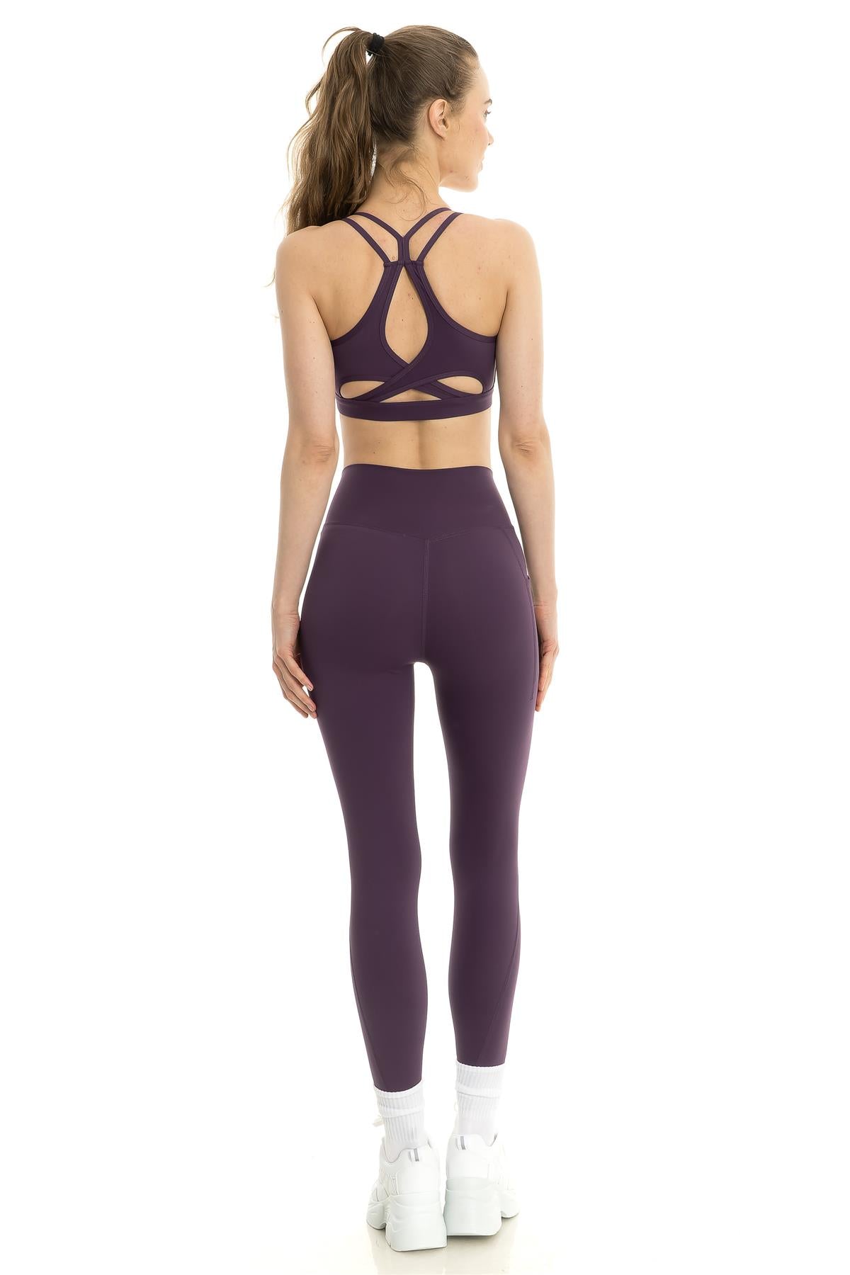 Amaya Sports Bra Plum