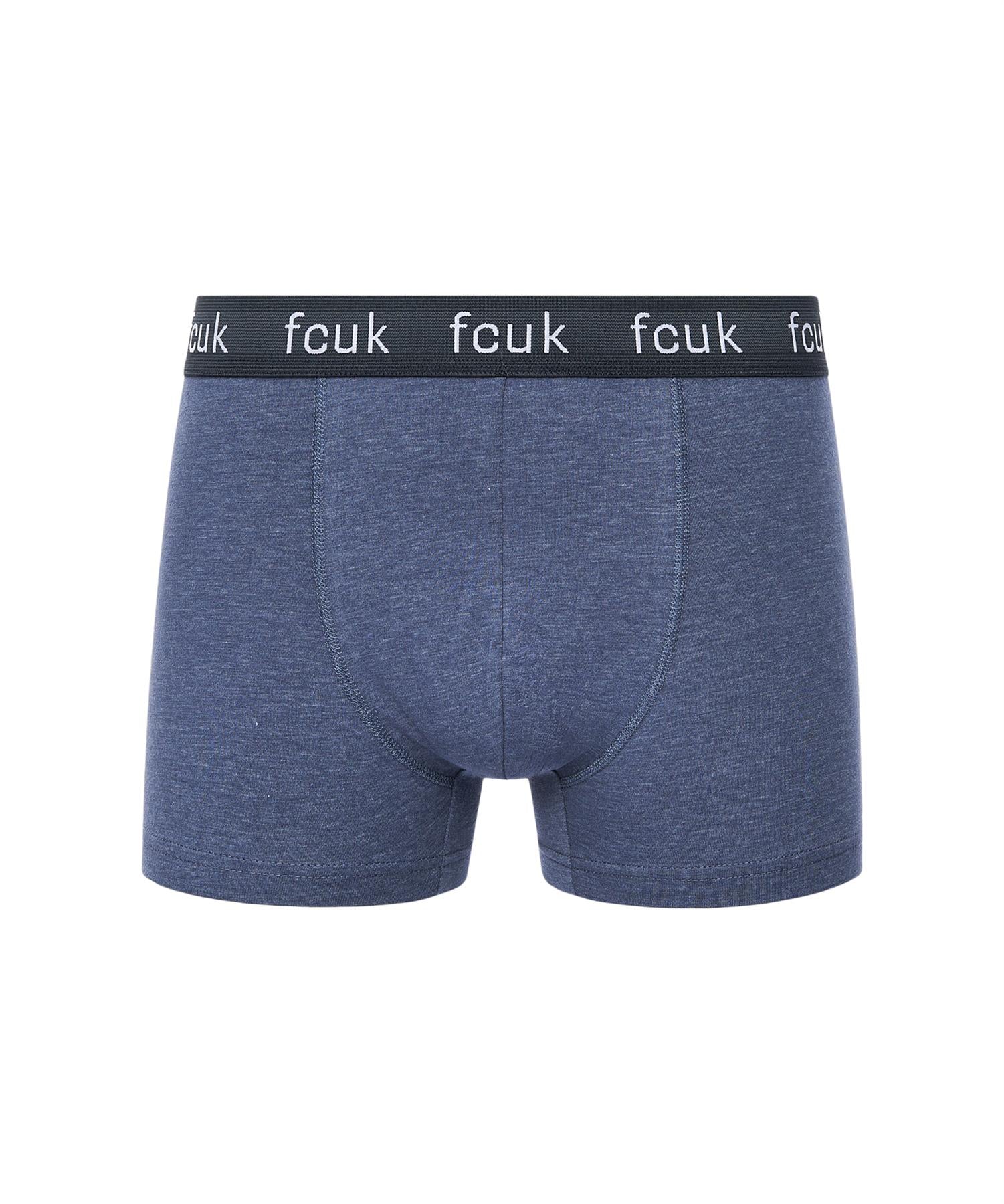 Mens FCUK22 Boxers 3pk Black