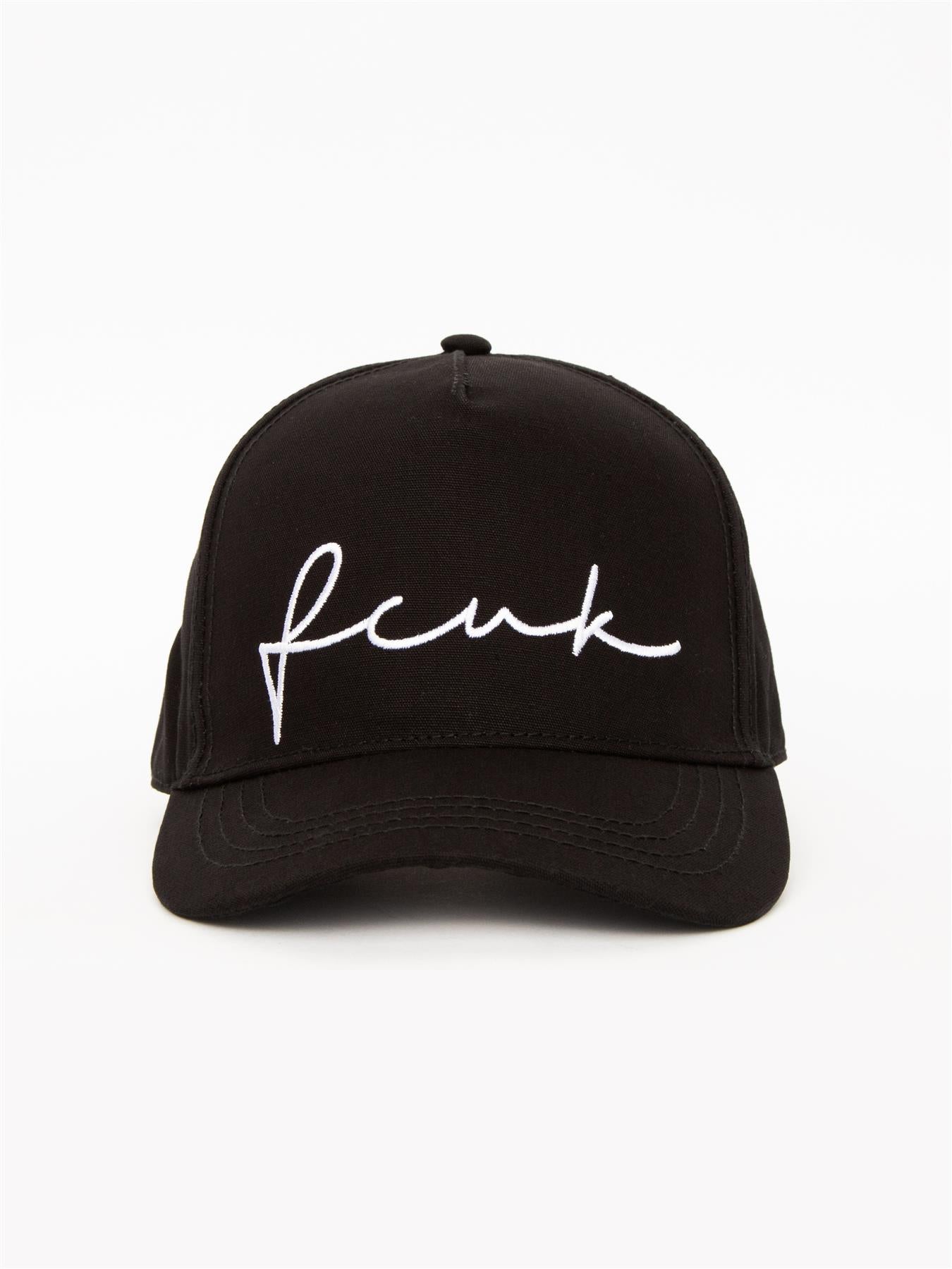 FCUK Scribble Cap           Black