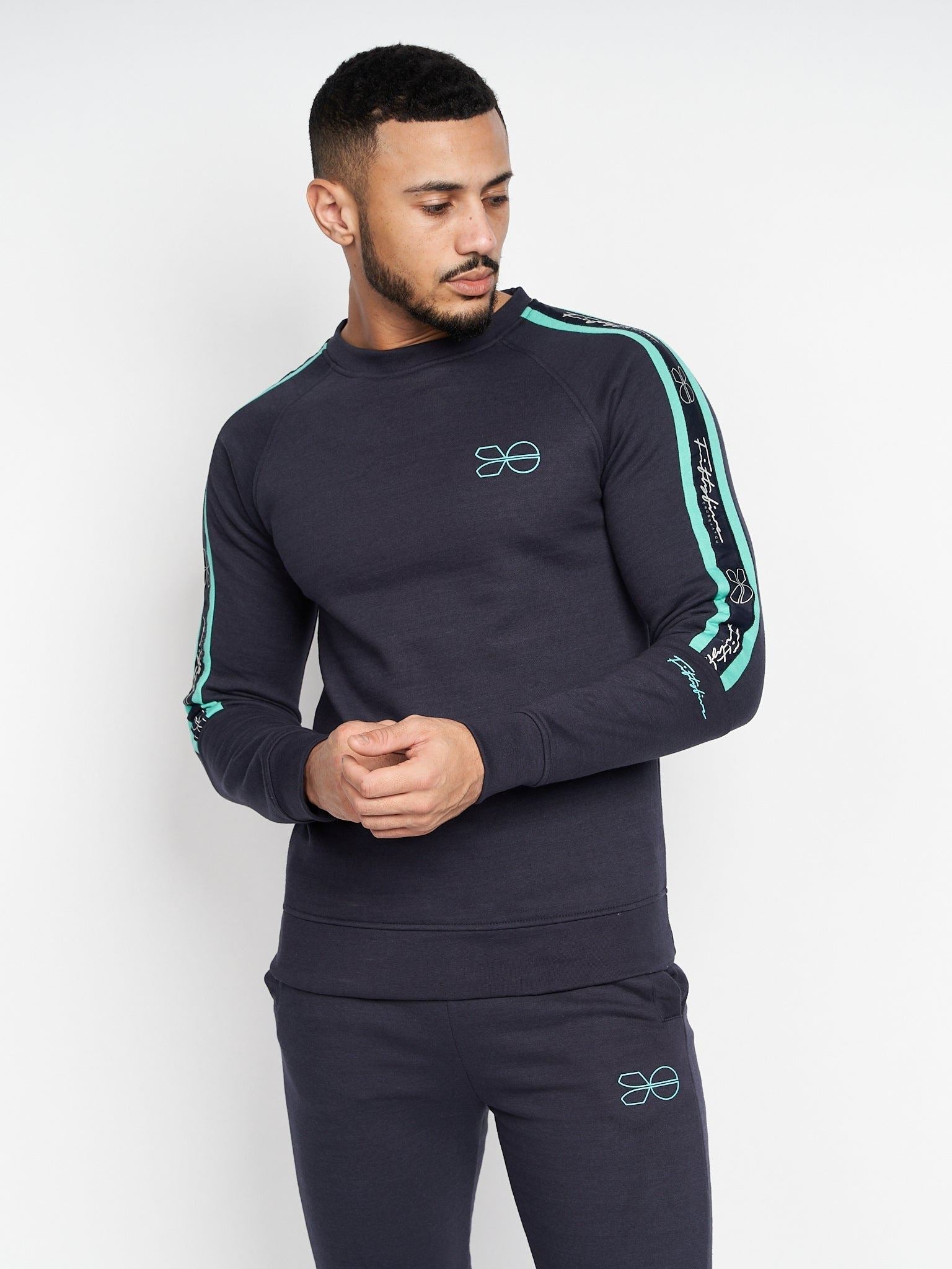 Mens Grassmeere Crew Sweat Navy