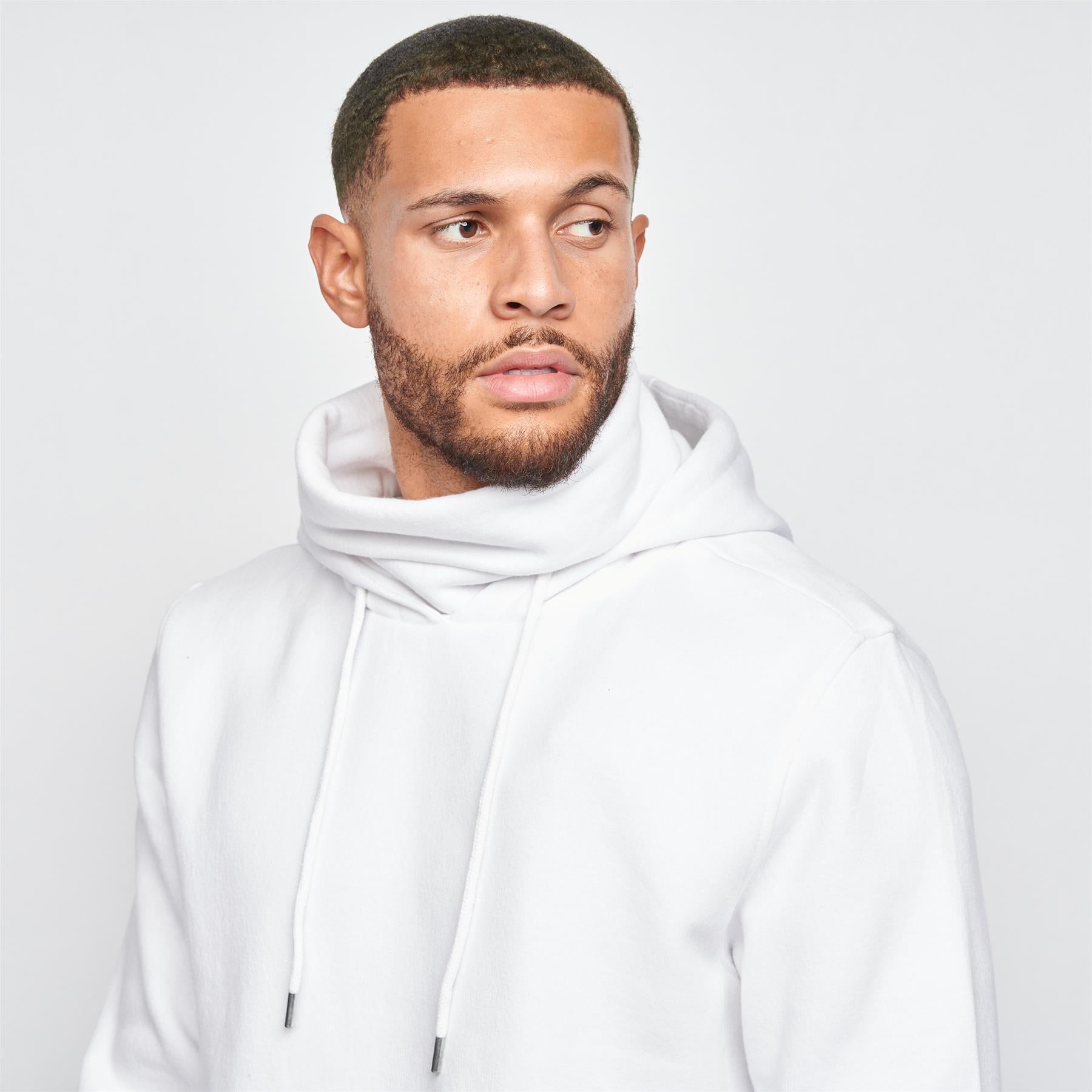 Mens Venmark Snood Sweat White