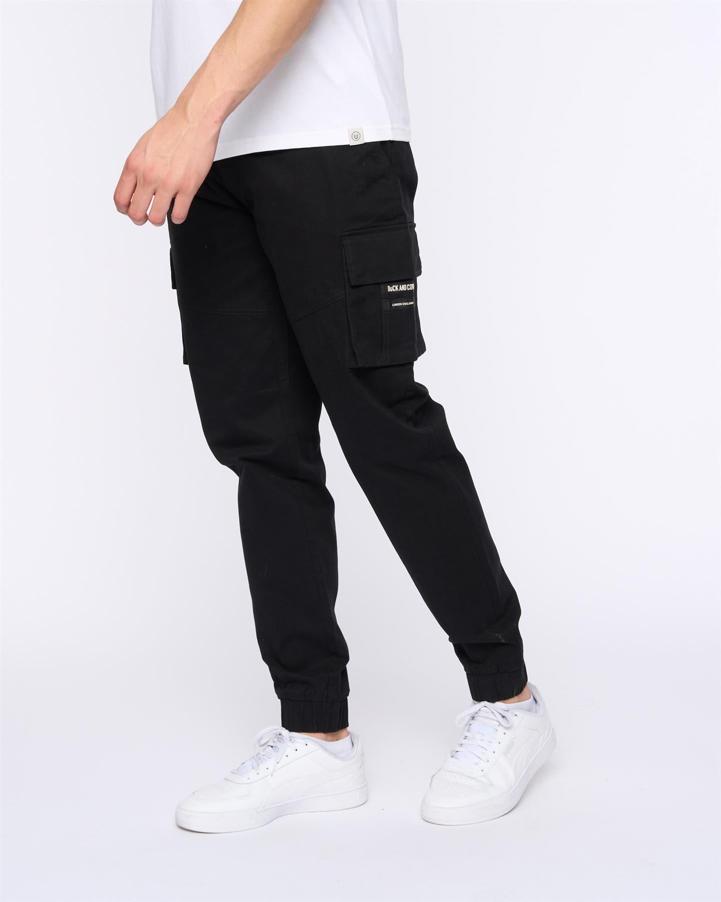 Mens Chemmer Woven Jog Pants Black