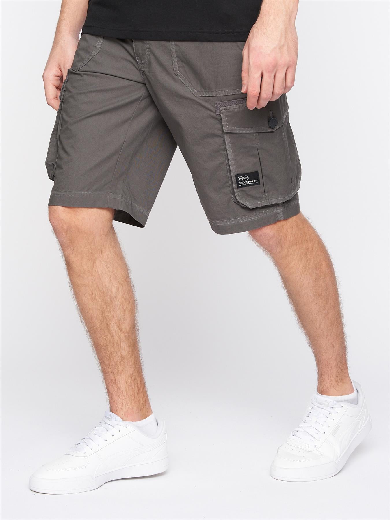 Kyron Cargo Shorts Charcoal